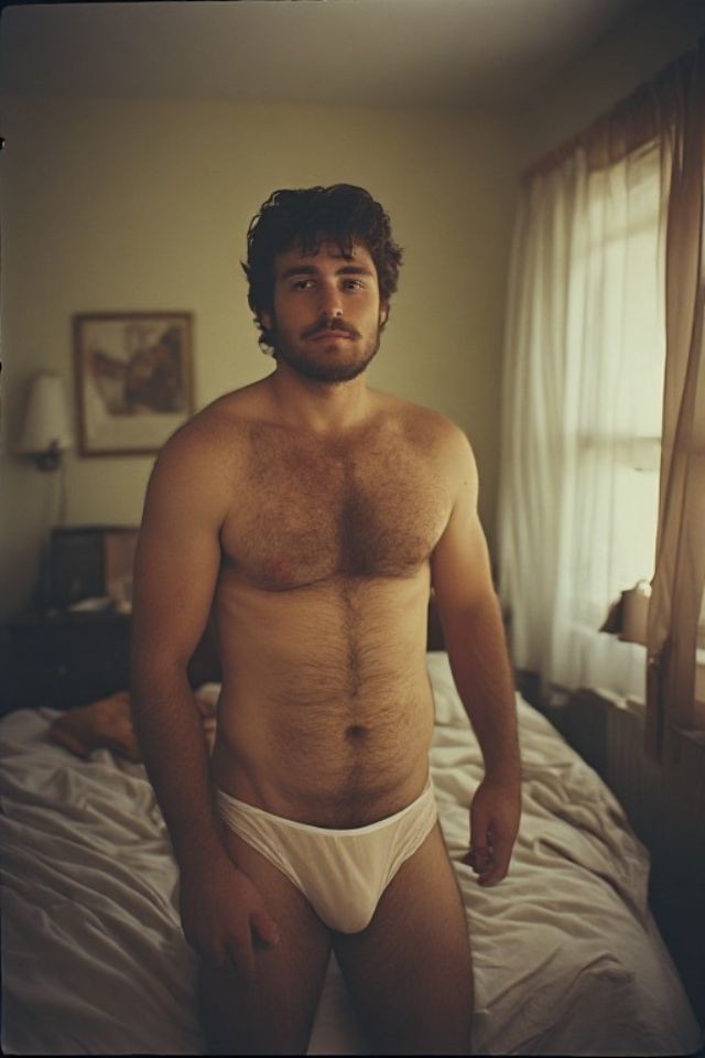  Beefcake Male Risque Model Vintage Style 4x6 Photo