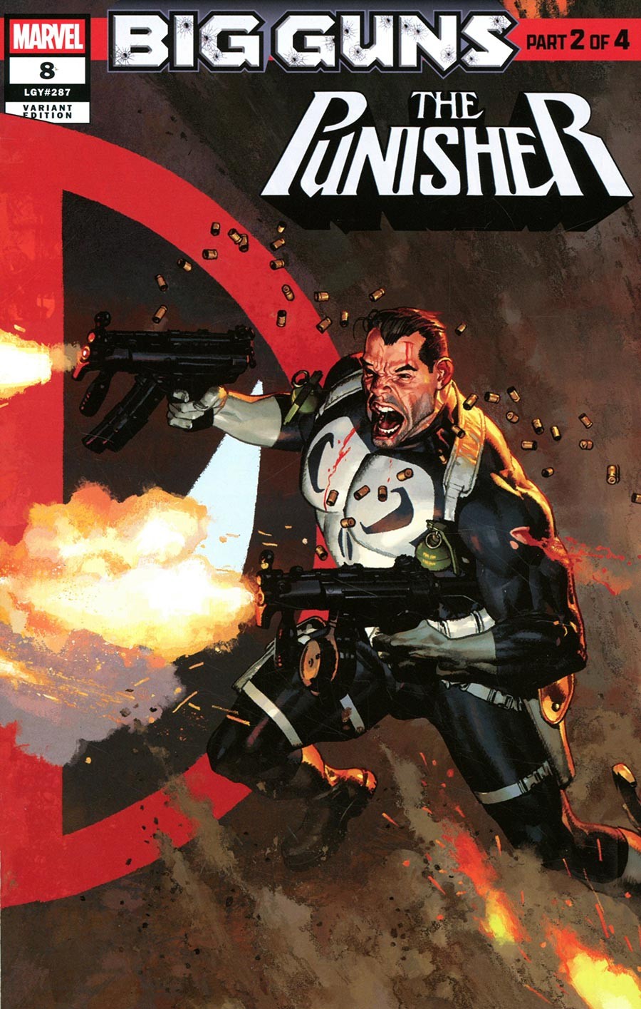 Punisher (15th Series) #8B VF/NM; Marvel | 287 Deadpool Connecting Cover - w/Bag