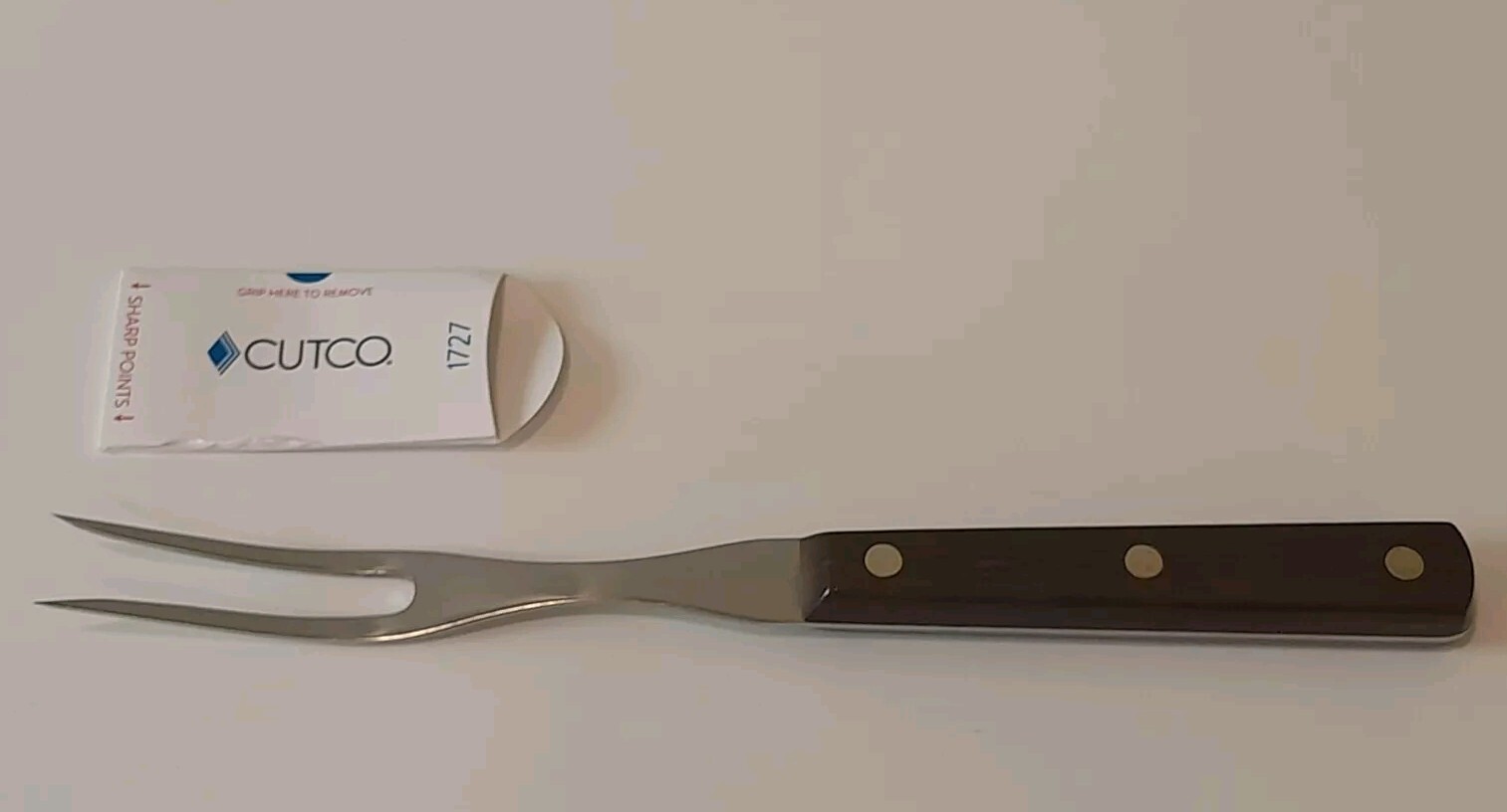 Cutco No. 36 Vtg Turning Fork Factory Fresh Sharpened Polished Brown (1727)