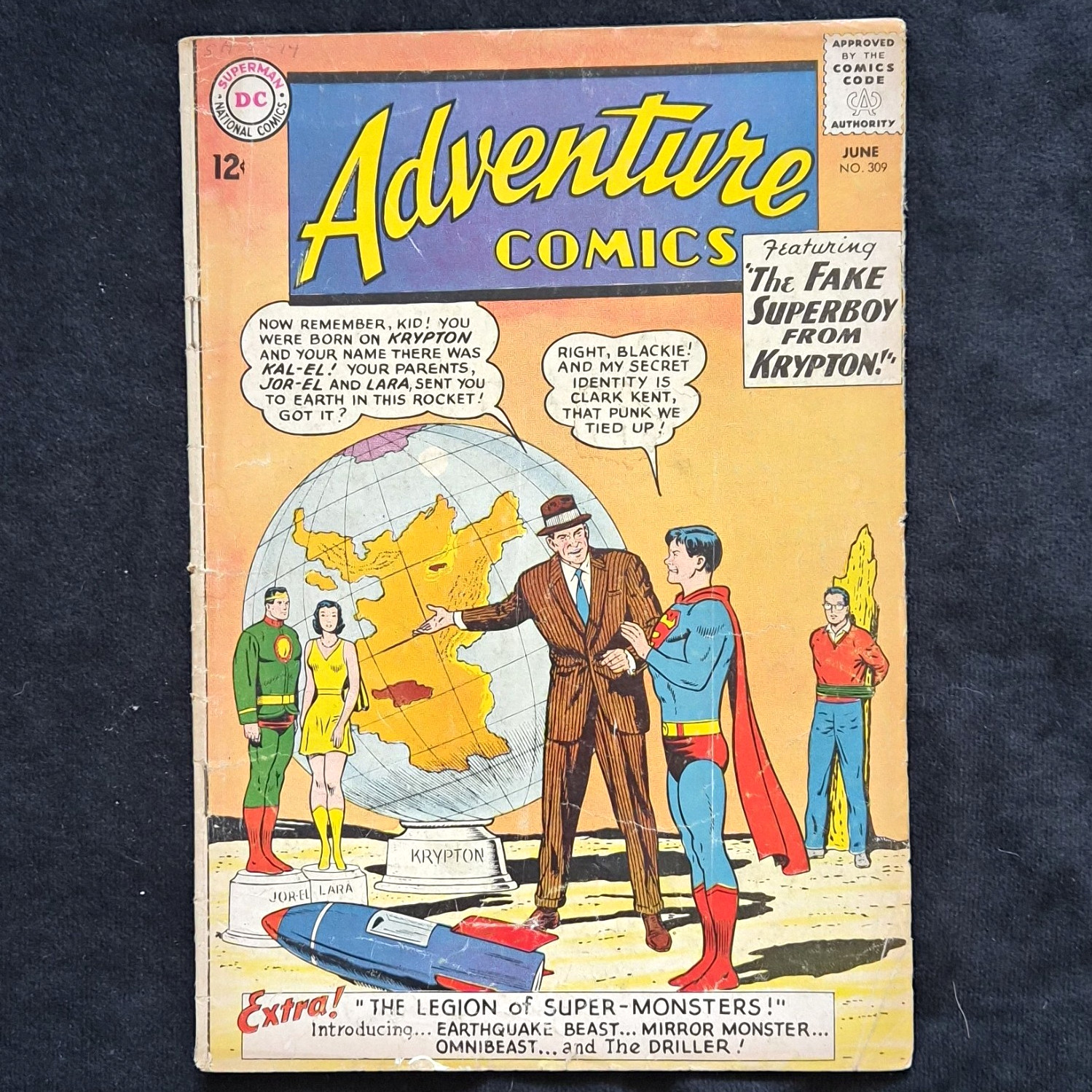 DC Adventure Comics #309 1963 Superboy The Fake Superboy From Krypton DC Adventure Comics #309 1963 Superboy The Fake Superboy From Krypton