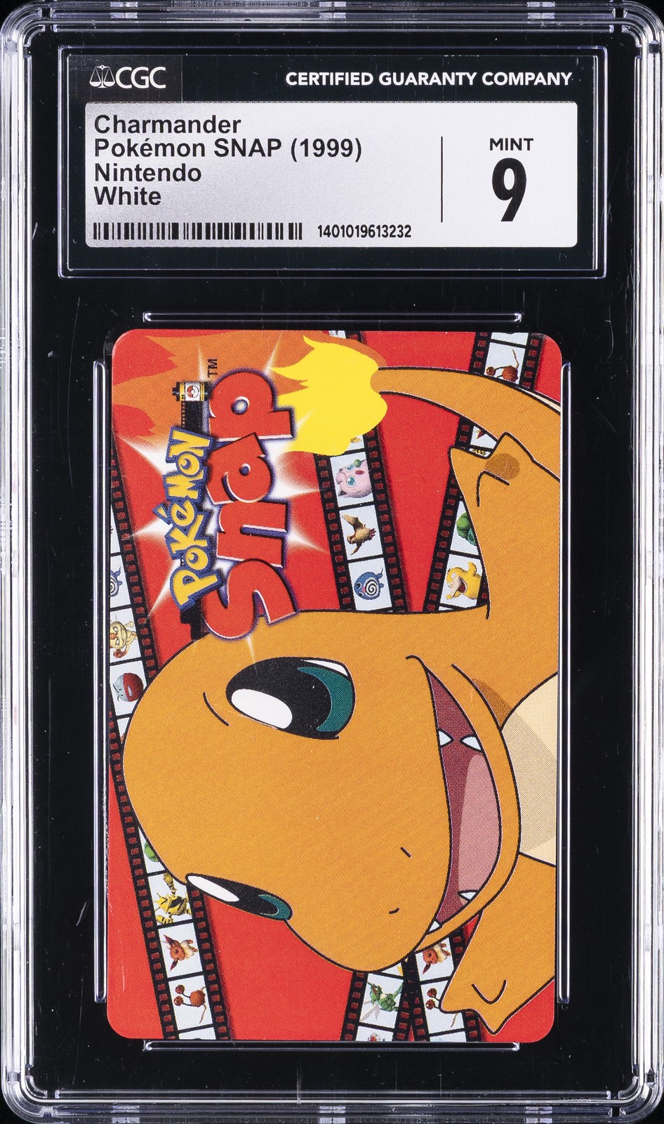 1999 NINTENDO POKÉMON SNAP WHITE CHARMANDER CGC 9