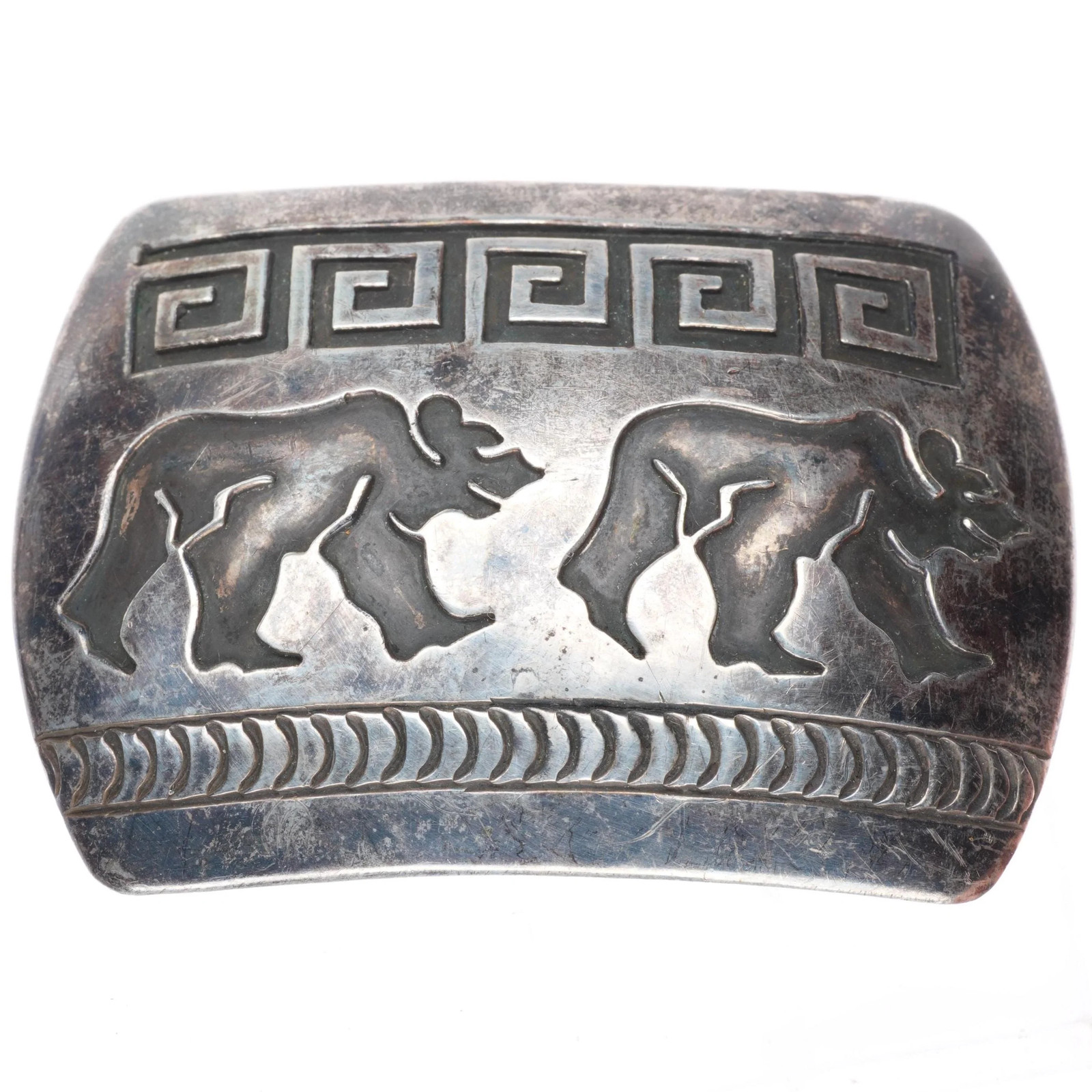 Rosco Scott Navajo vintage bears sterling silver buckle for 1.5 Rosco Scott Navajo vintage bears sterling silver buckle for 1.5