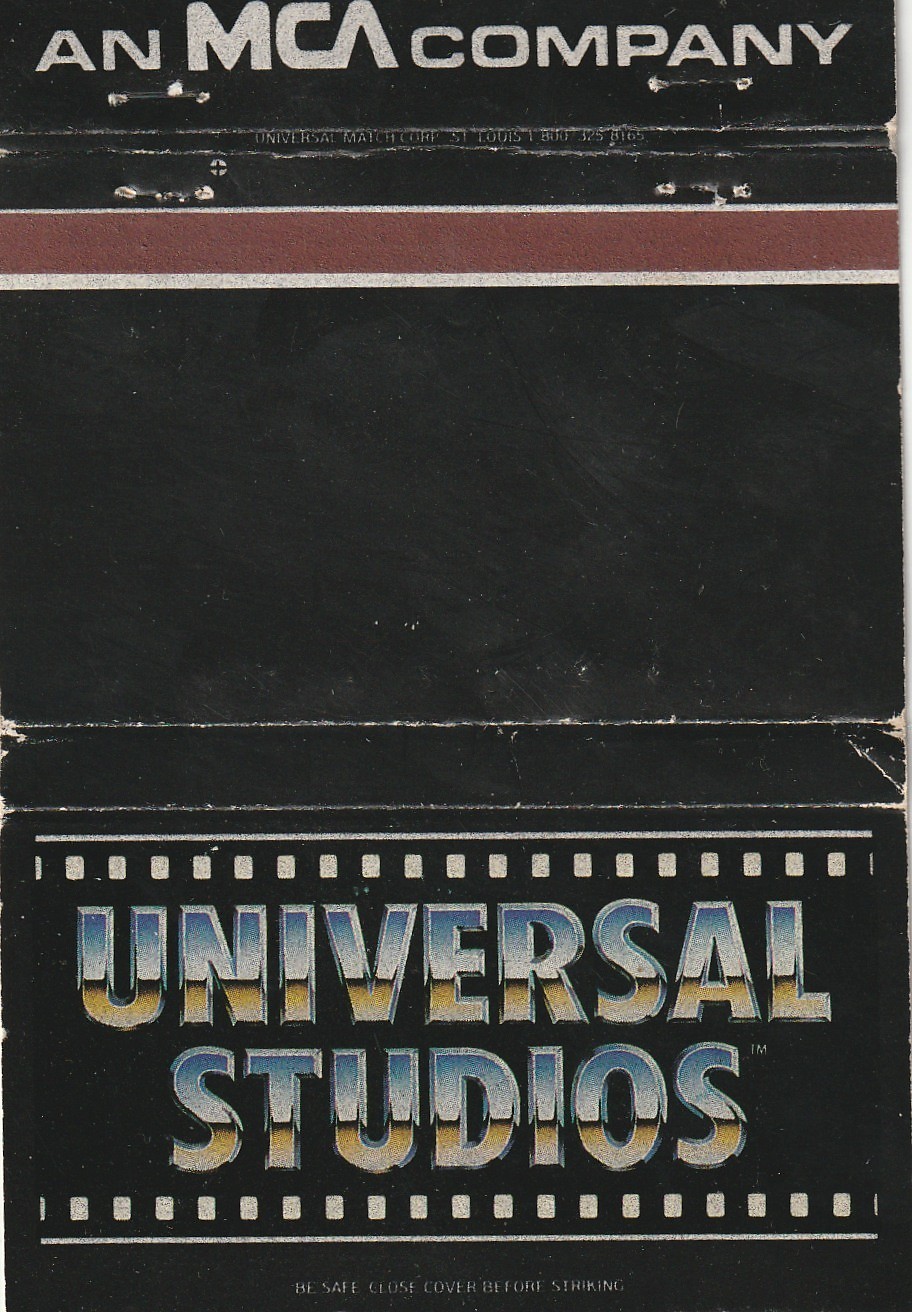 BILLBOARD MATCHBOOK - UNIVERSAL STUDIOS - AN MCA COMPANY