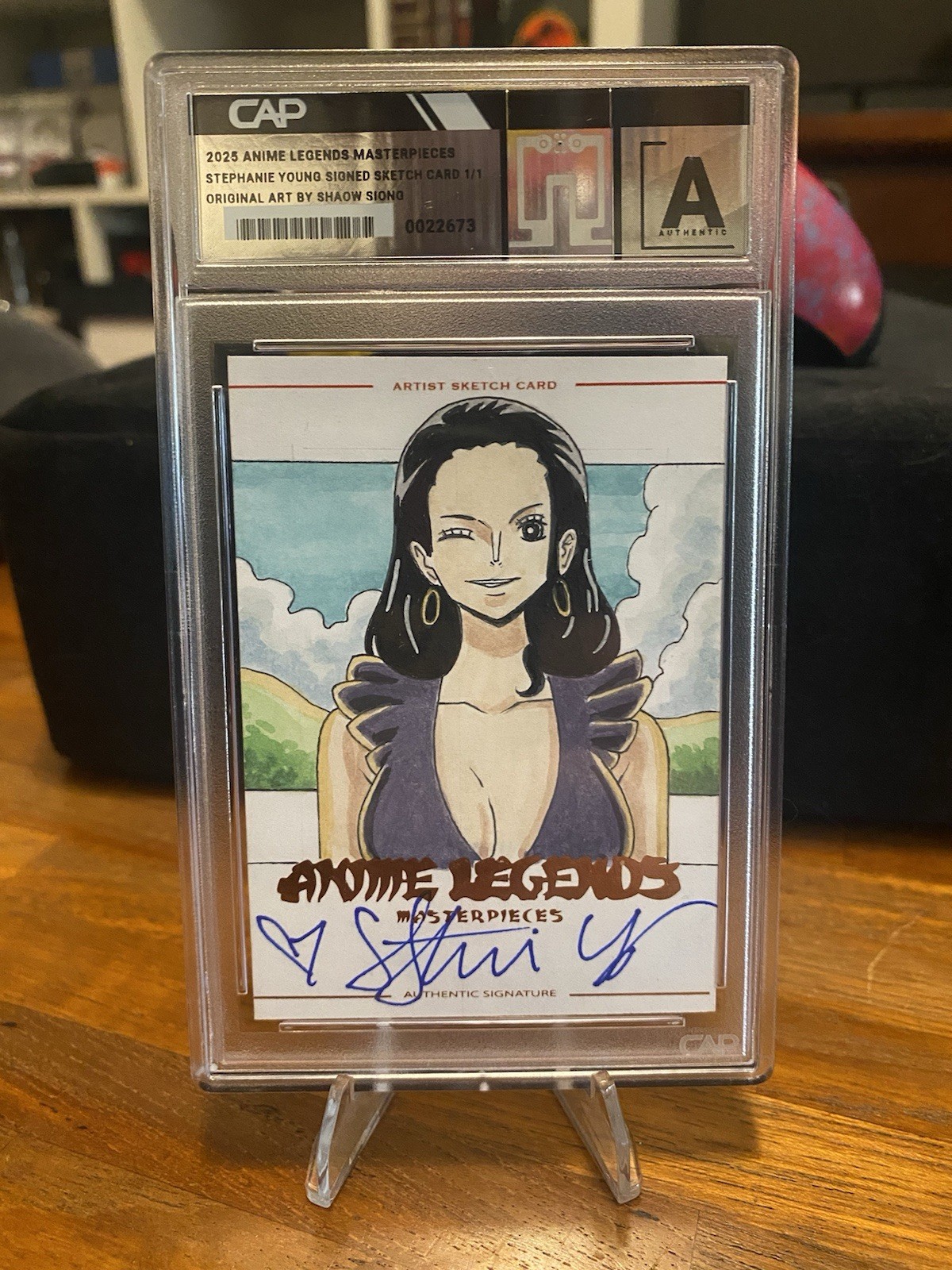2026 Anime Legends Masterpiece 1/1 Sketch Signed By Stephenie Young 