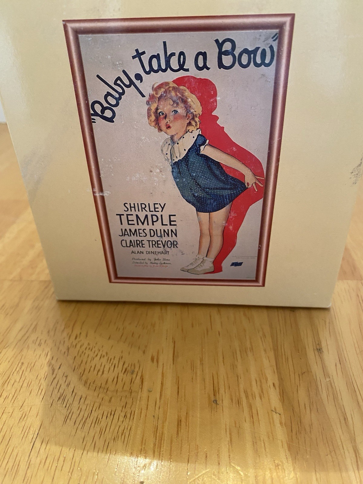 Shirley Temple/ Poor Little Rich Girl Collectible Plate 3 /D, With Stand