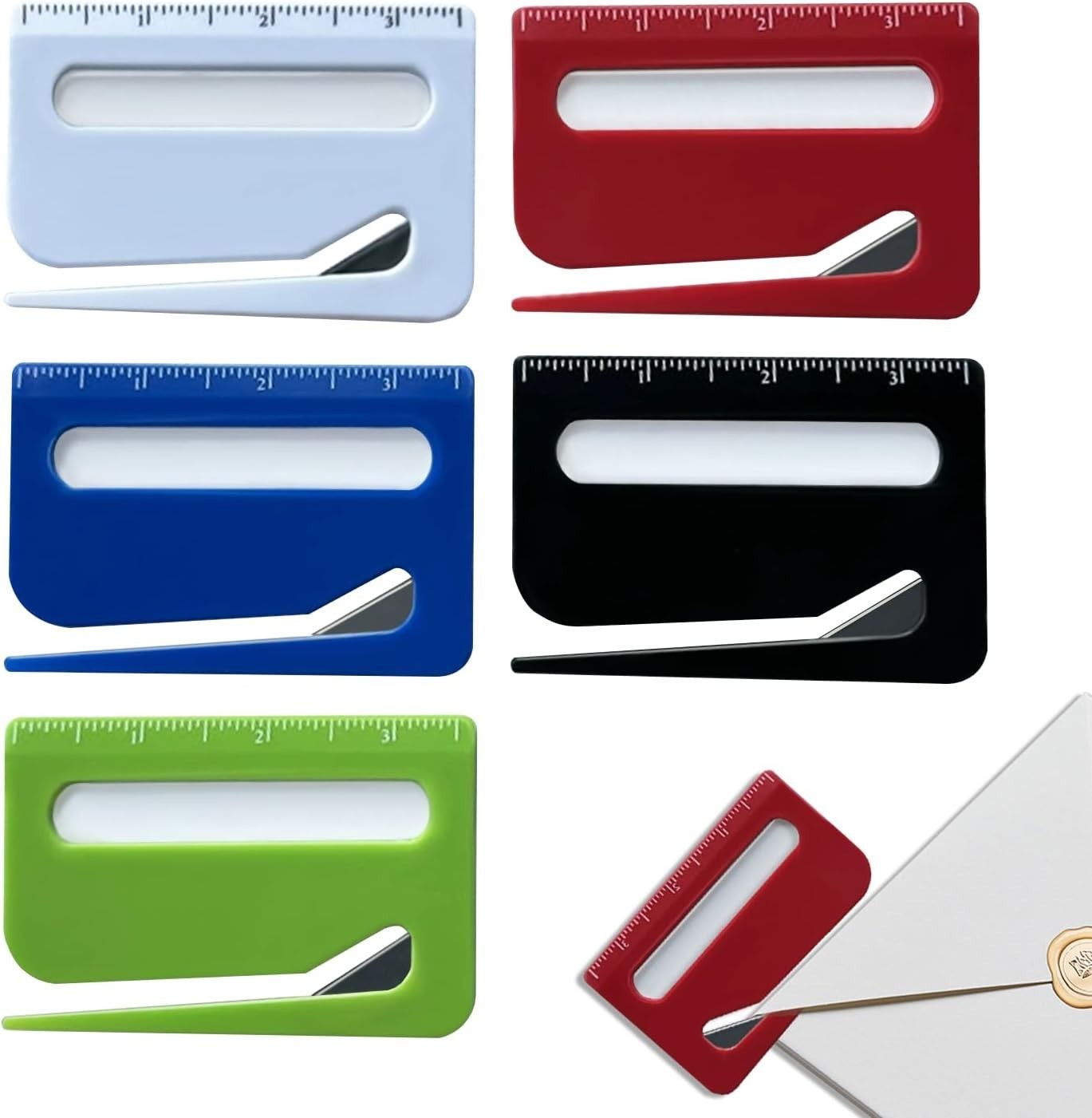 5Pcs Letter Opener Envelope Slitter,Mail Opener Tool,Envelope Opener Slitter,... 5Pcs Letter Opener Envelope Slitter,Mail Opener Tool,Envelope Opener Slitter,...