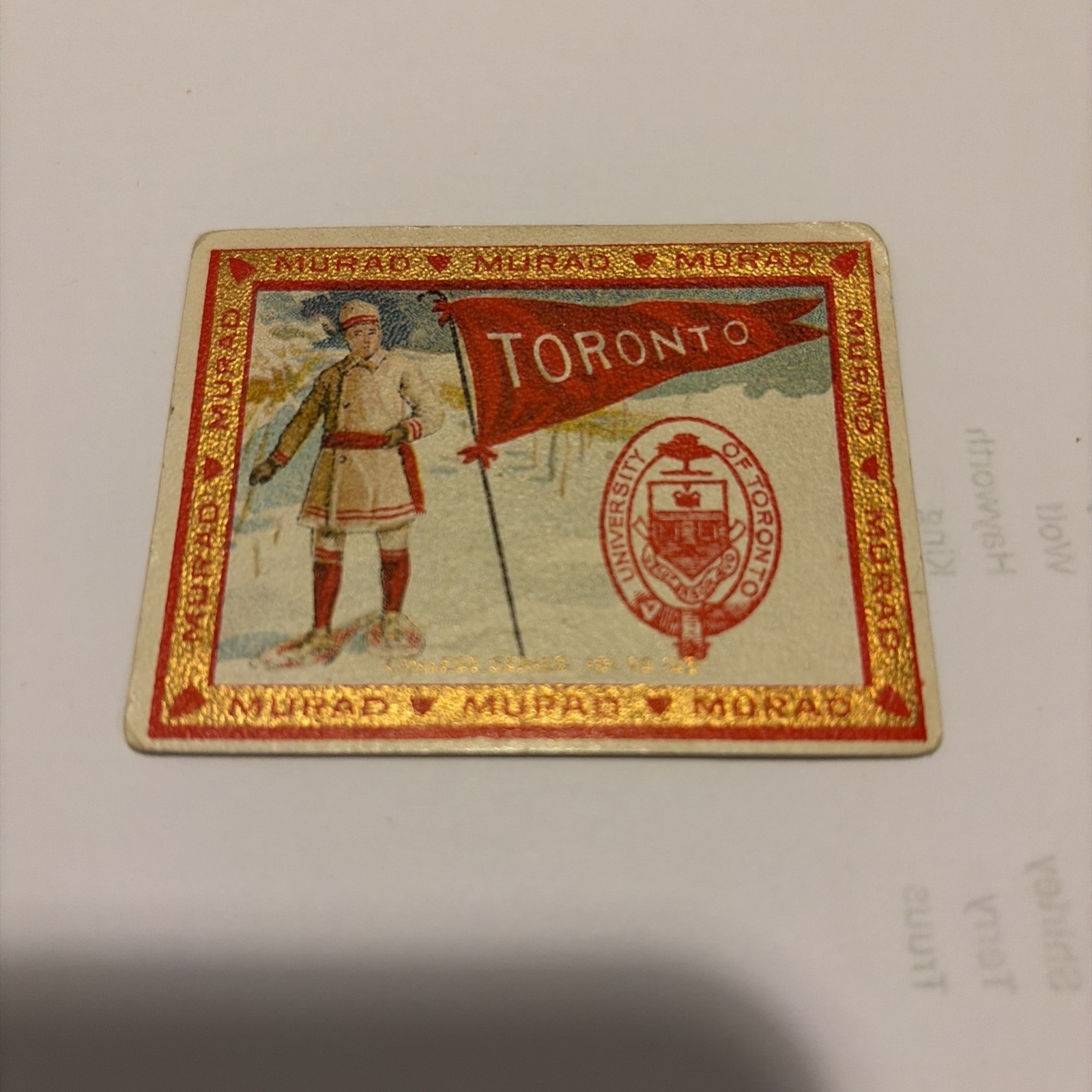 1910 T51 Toronto University Murad Cigarettes College Series 101 To 125