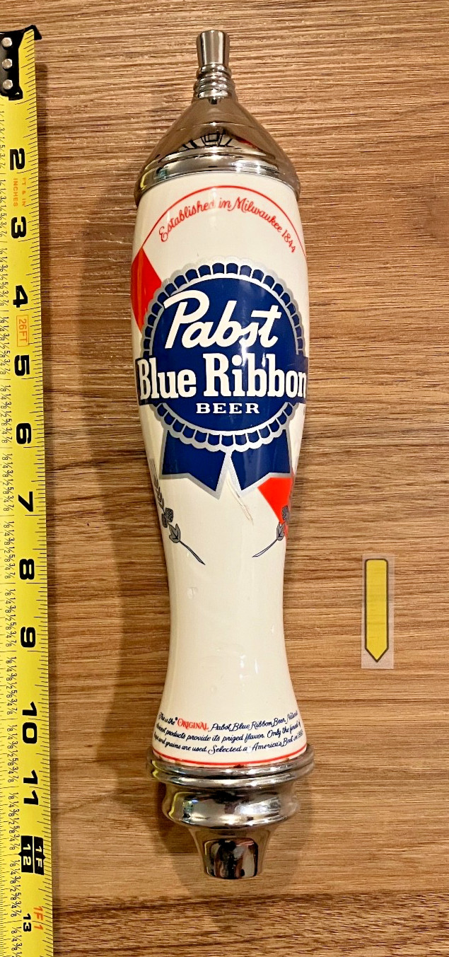 Pabst Blue Ribbon Beer Tap Handle Knob Top Brewing Draft Bar Top Kegerator PBR