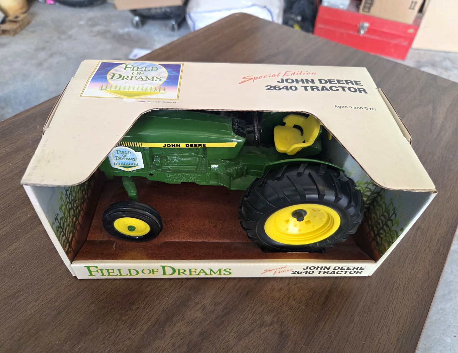John Deere Field of Dreams Special Ed 2640 Tractor Die-Cast Repro w/ Box 1999 John Deere Field of Dreams Special Ed 2640 Tractor Die-Cast Repro w/ Box 1999