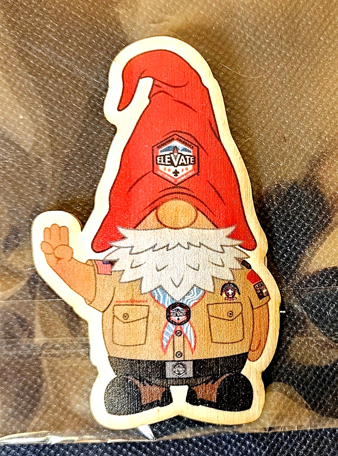 RARE SOLD OUT 2026 NATIONAL JAMBOREE GNOME Wood Logo 250 YEARS SCOUTING AMERICA