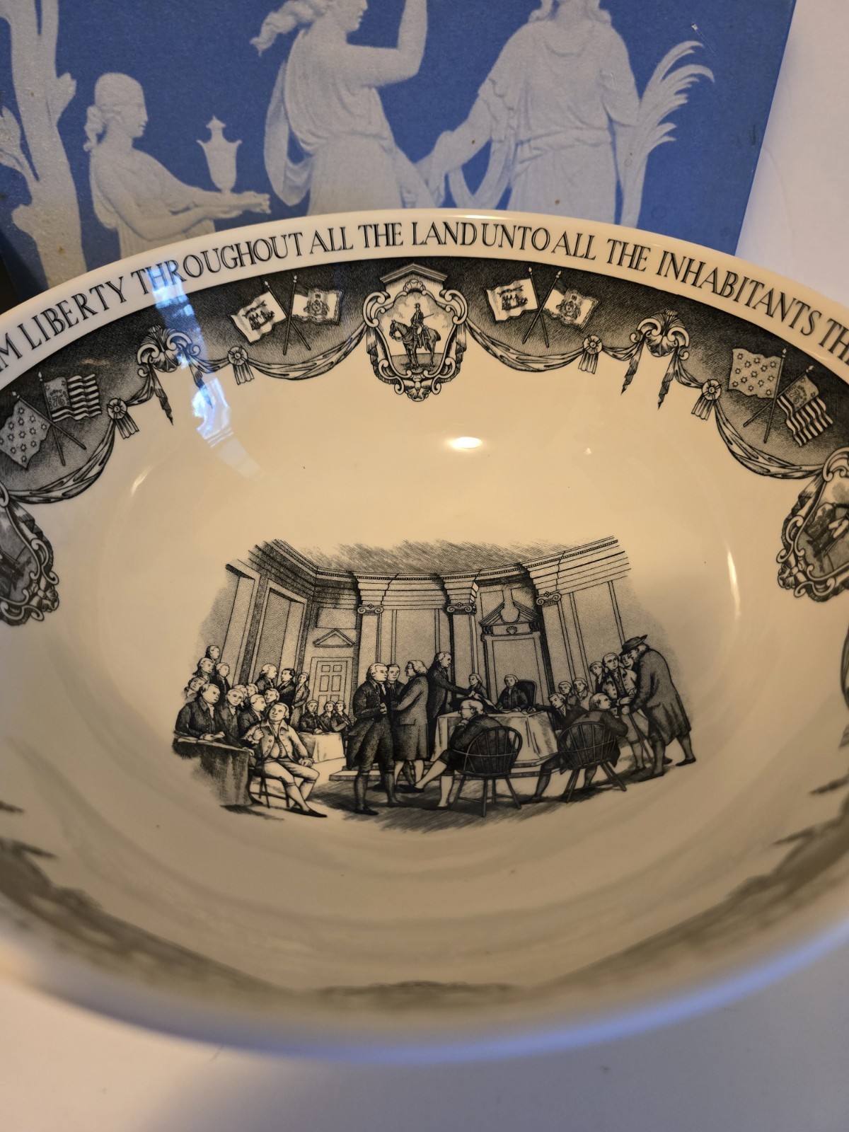 WEDGEWOOD THE PHILADELPHIA BOWEL MADE FOR BAILEY BANKS & BIDDLE