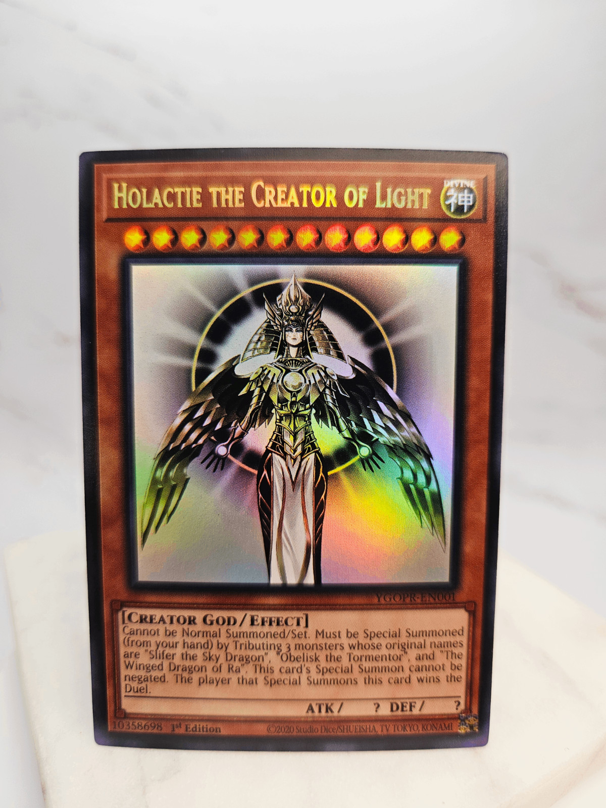 Holactie the Creator of Light - Ultra/Secret/QCSR Rare Egyptian God Horakhty