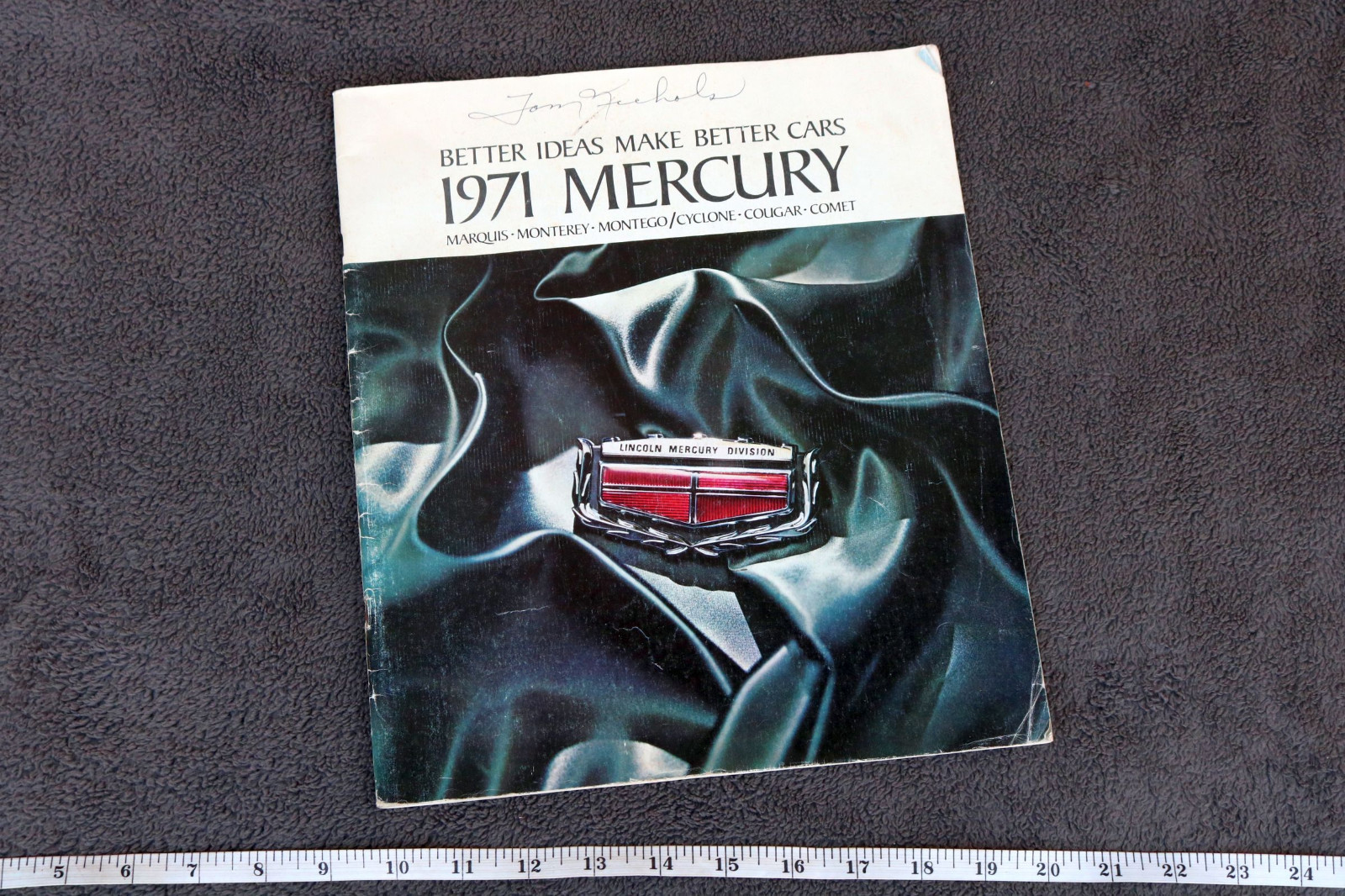 1971 Mercury Better Ideas Make Better Cars Brochure Vintage Old Automobilia XW