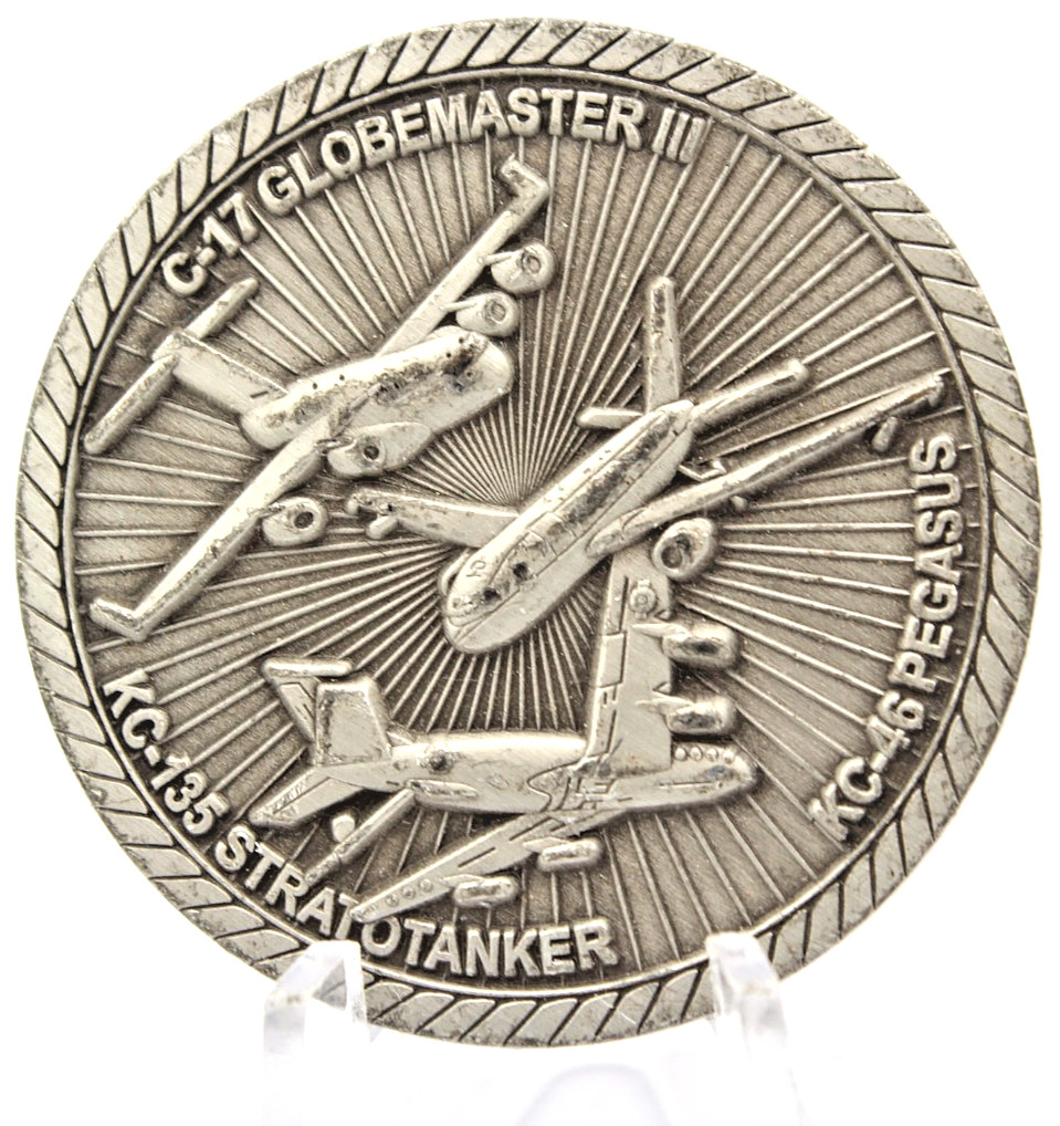 USAF Altus AFB C-17 KC-46 KC-135 Aircraft Challenge Coin 1.6\