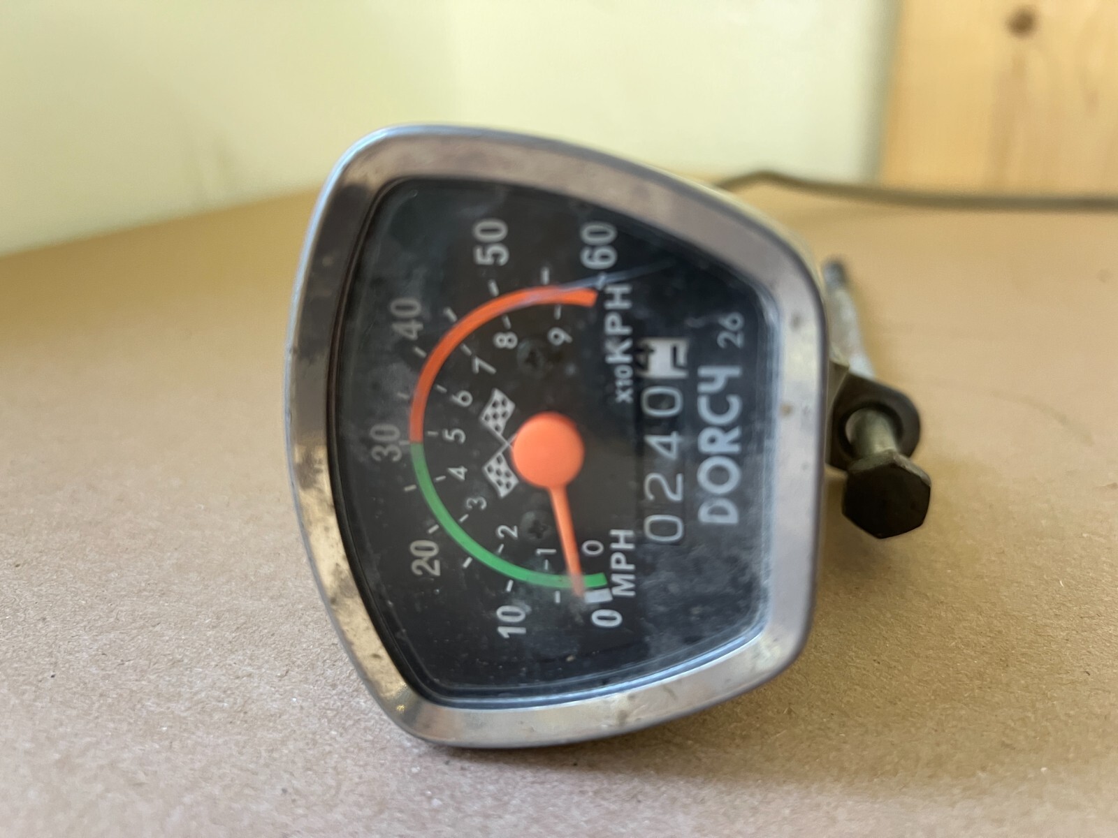 Vintage Dorcy Speedometer VINTAGE SCHWINN BIKES & OTHERS Cracked lens
