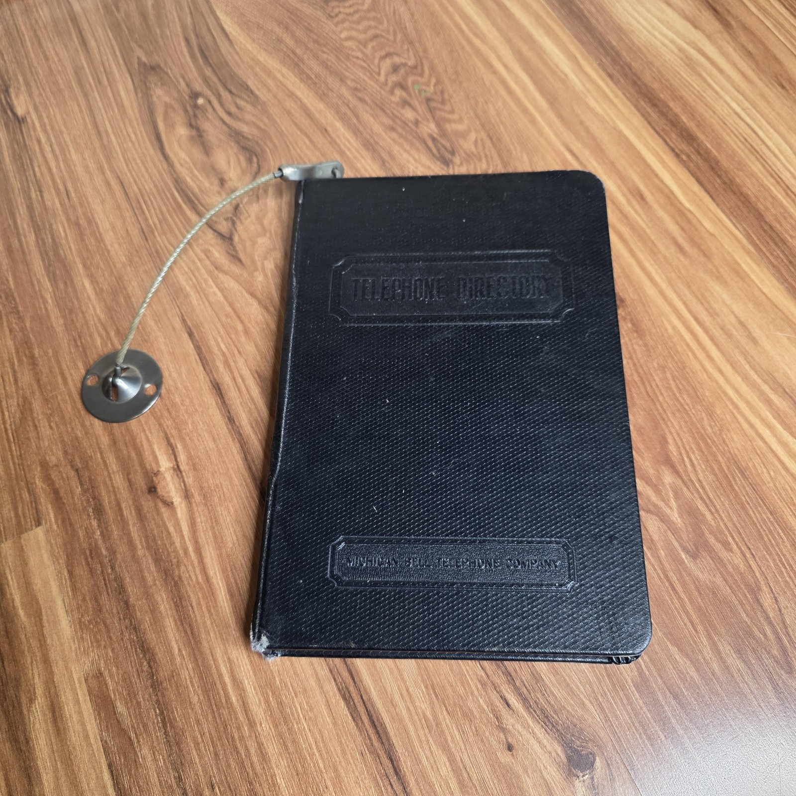 Vintage Michigan Bell Manistee Area Phone Book Directory 1978-79 Black Chain