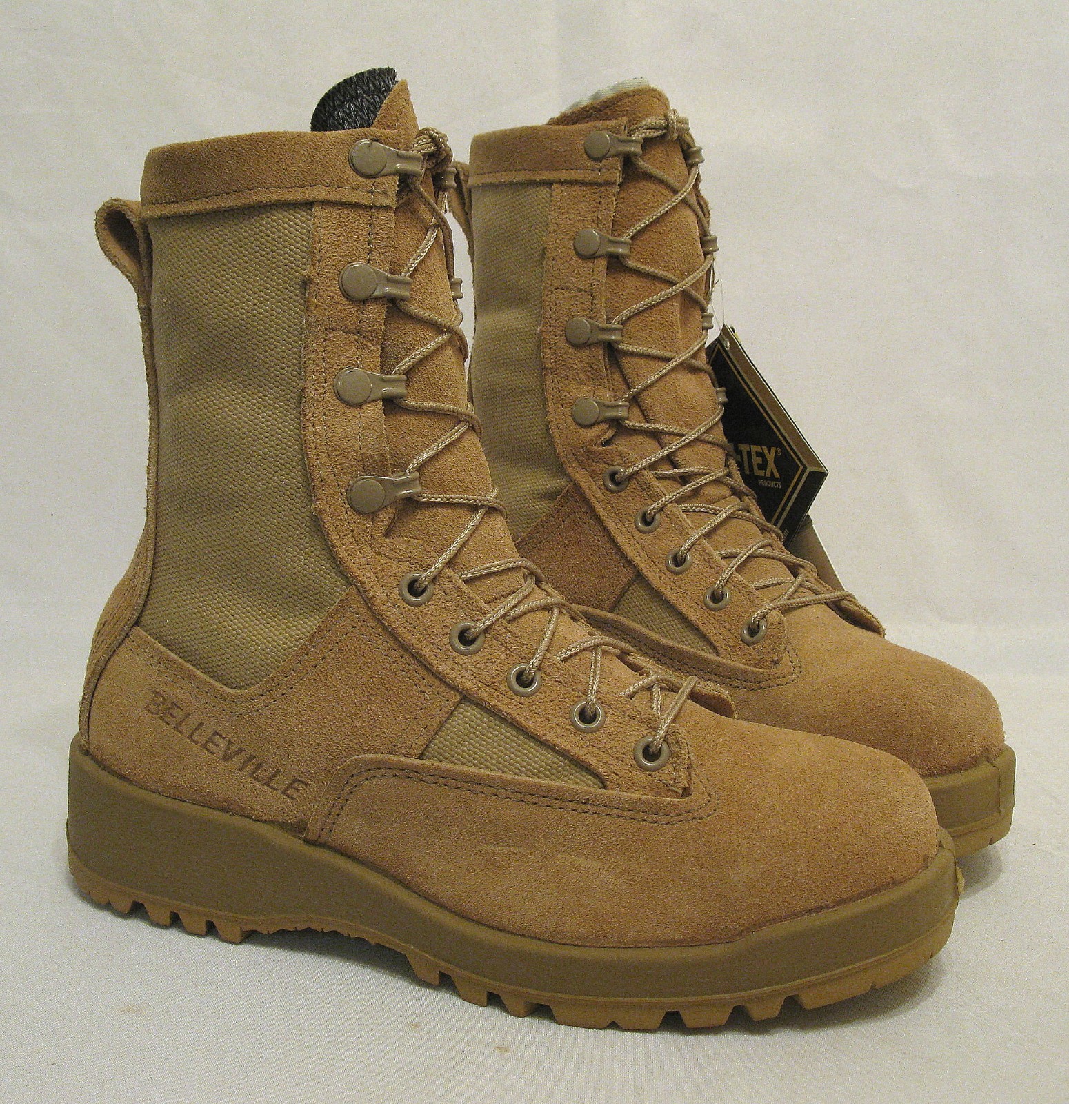 US Military Army USMC USAF Belleville Steel Toe Gore-Tex Combat Boots 6R NWT NEW