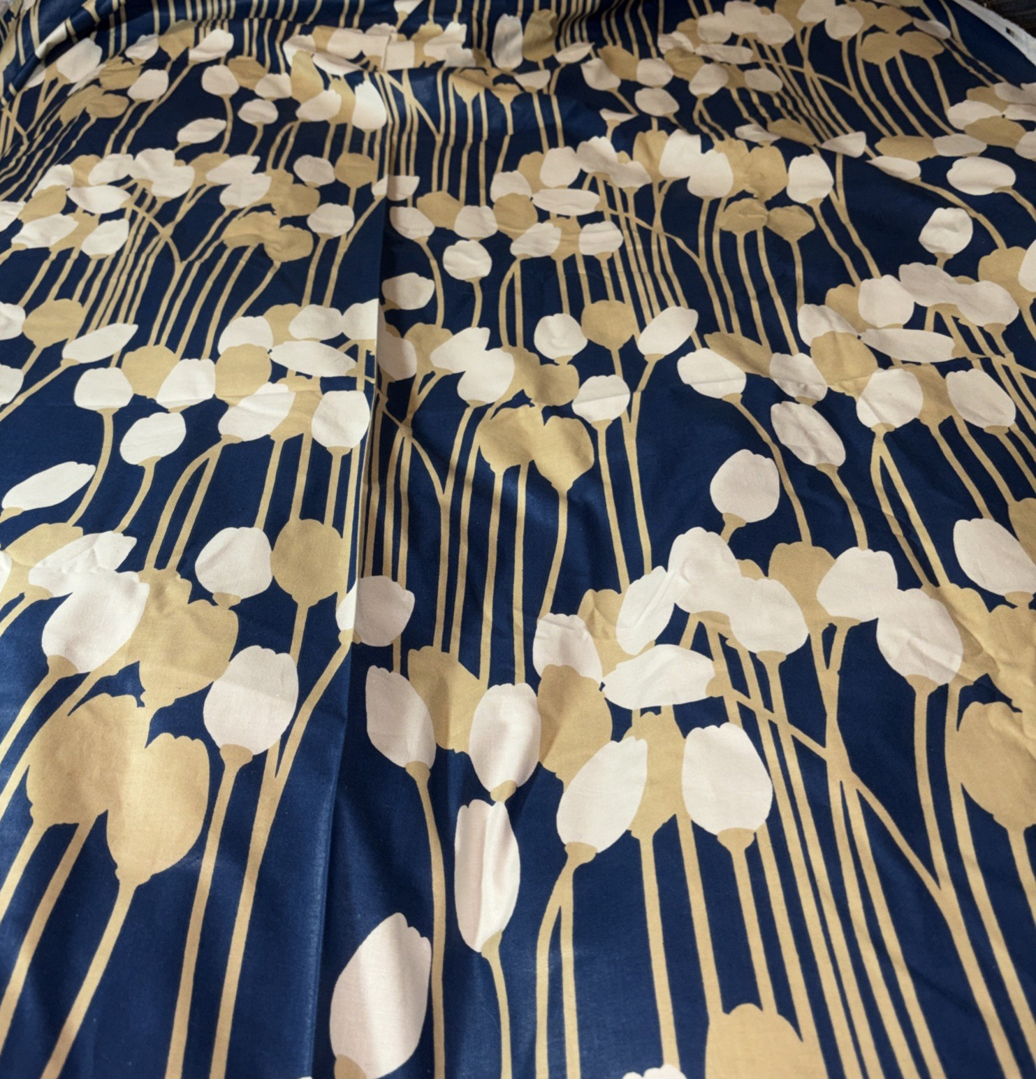 Vintage 1978 Bob Van Allen Design \'Two Dozen\' Riverdale Fabric NEW with Defects