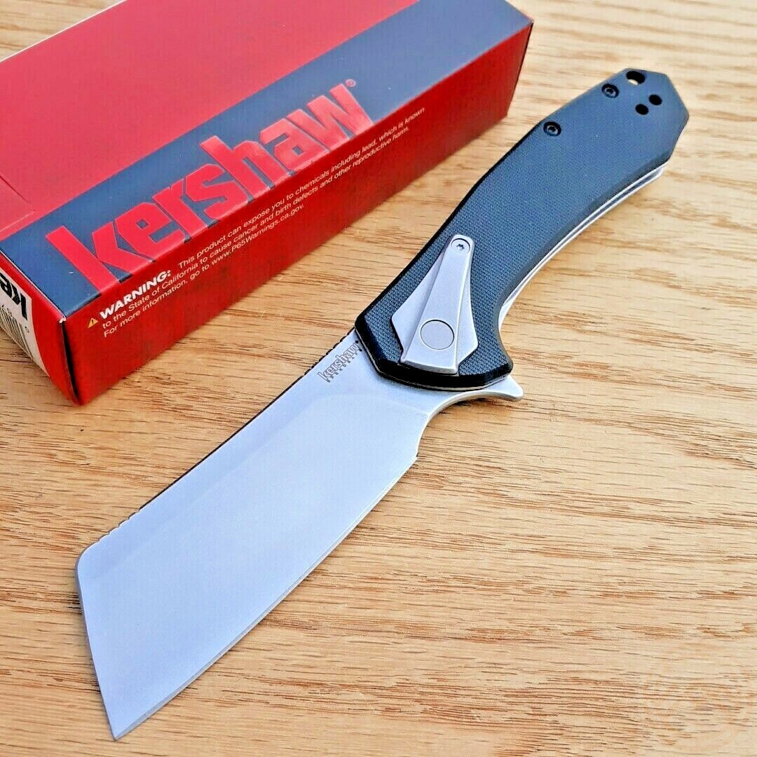 Kershaw Bracket Folding Knife 3½″ 8Cr13MoV Steel Blade Glass Filled Nylon Handle