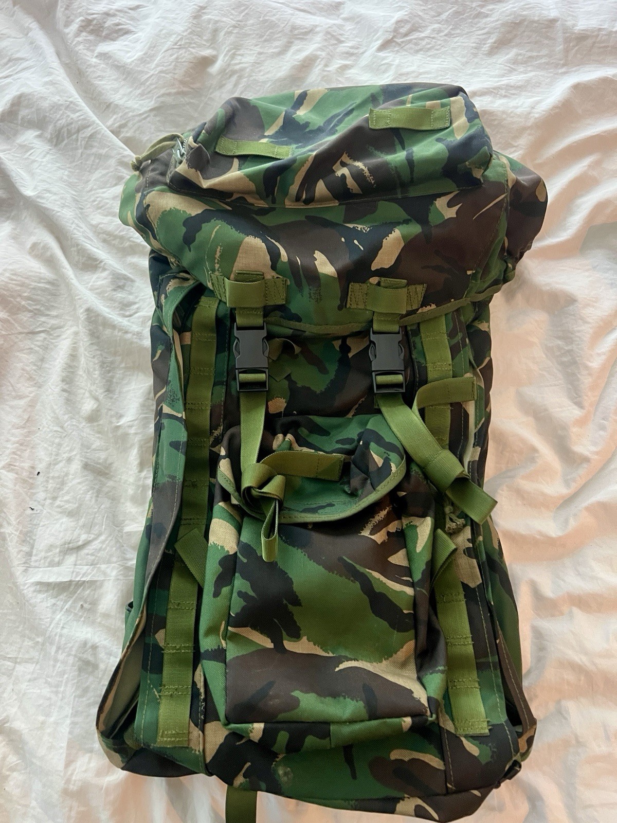 COMPLETE DPM Woodland Bergen Rucksack Old Pattern British Army Long Back IRR INF
