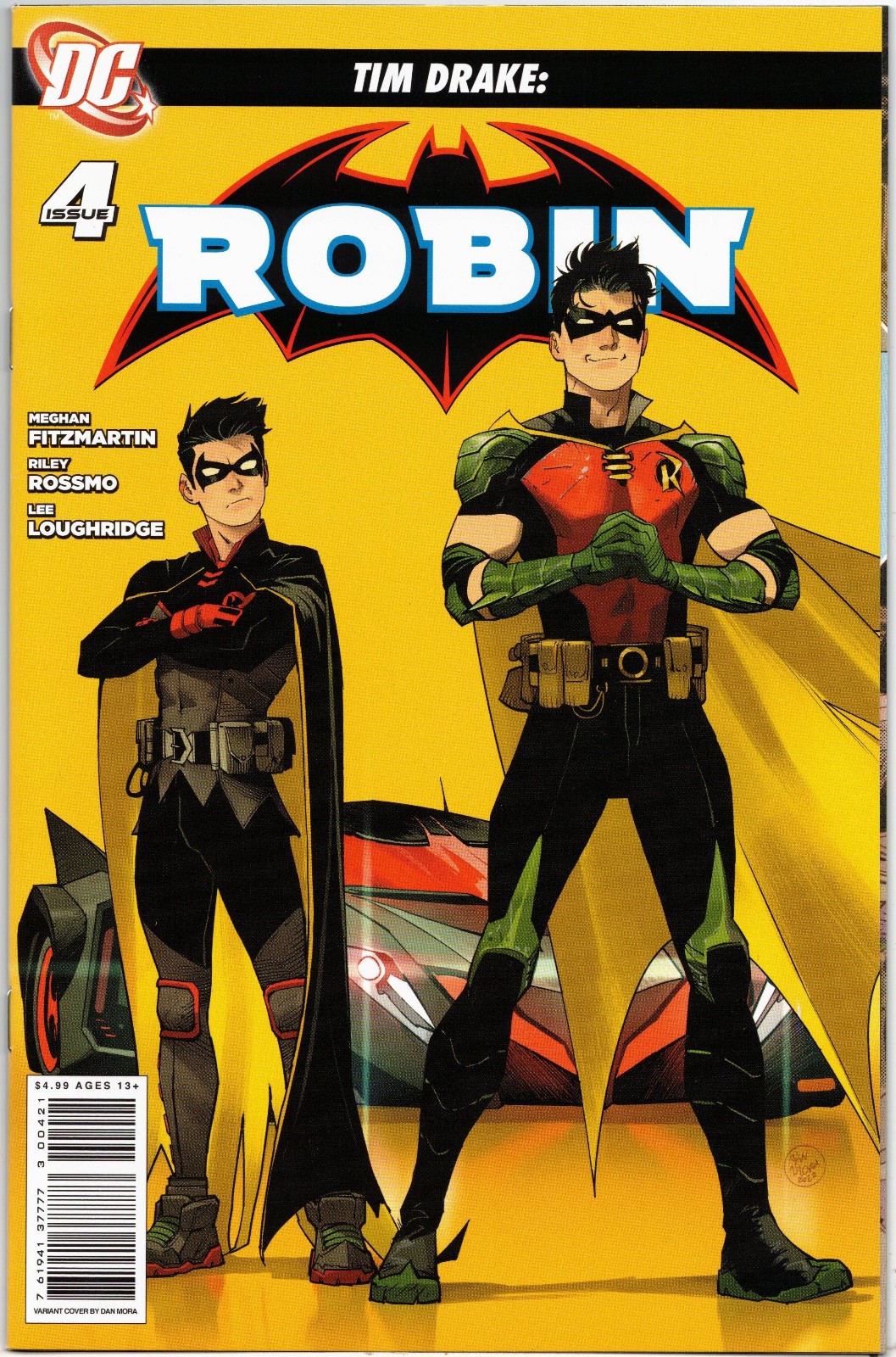 Tim Drake: Robin #4 - Dan Mora Variant - DC Comics 2023 NM/VF HTF Cardstock