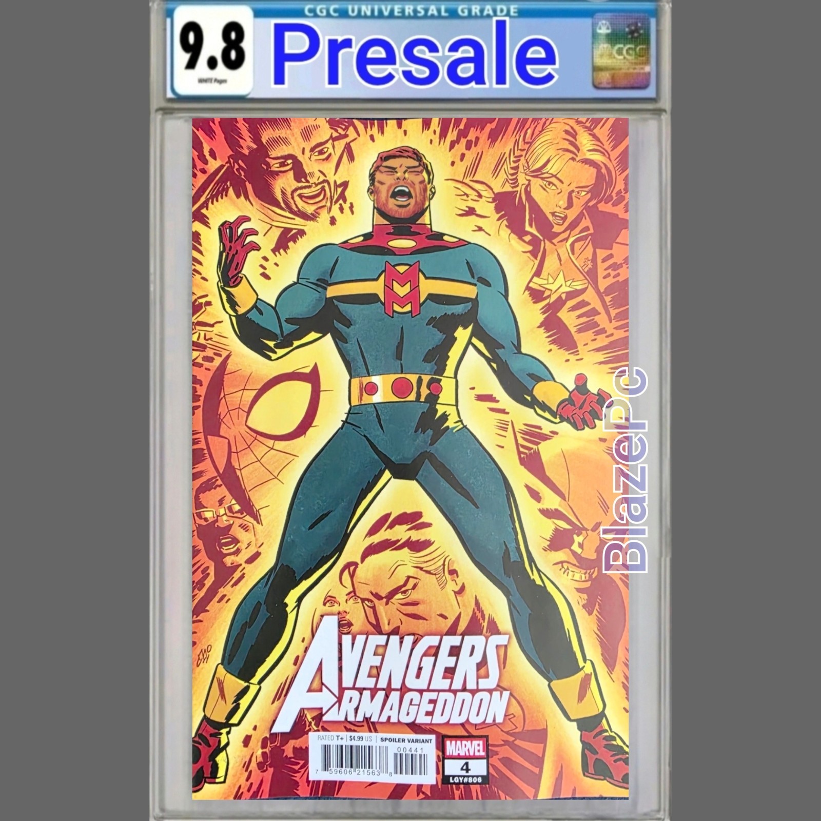 Avengers Armageddon #4 CGC 9.8 Michael Cho Spoiler Variant Marvel 2026 PRESALE