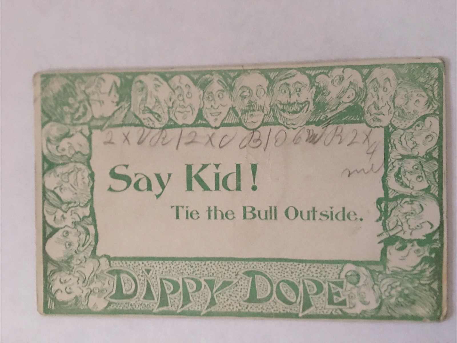 Dippy Dope 1910 Antique Postcard