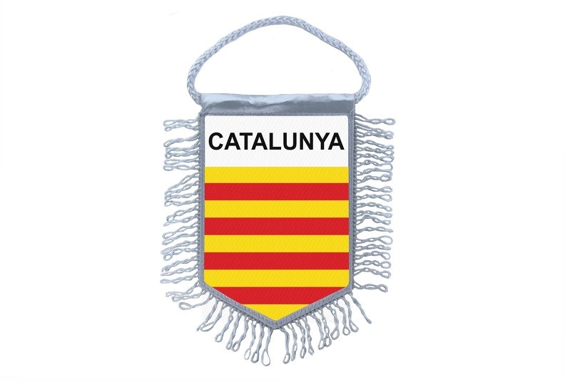 Mini banner flag pennant window mirror cars country banner catalonia catalan