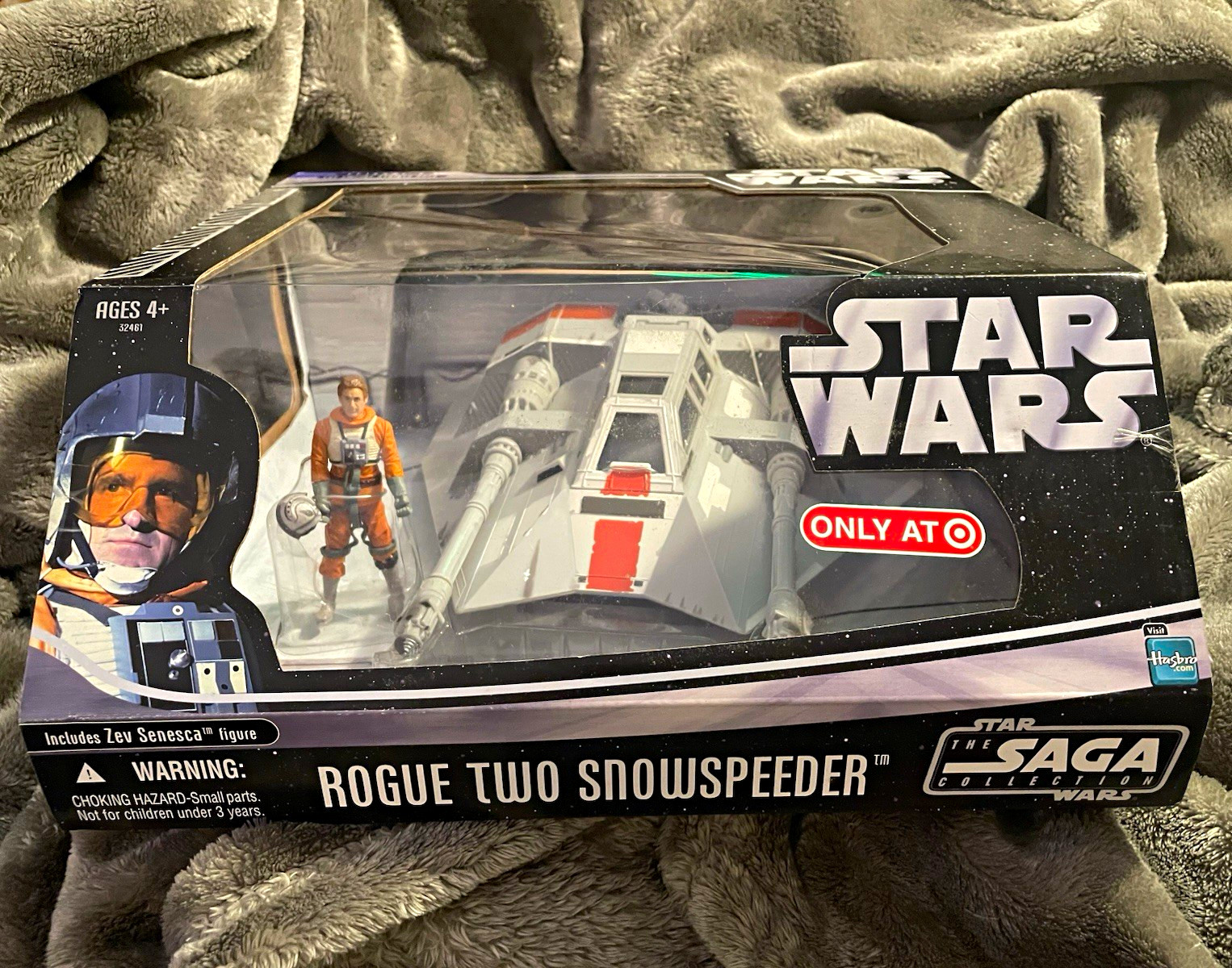 Hasbro Star Wars Saga Collection Rogue Two Snowspeeder Vehicle Zev Senesca 2006