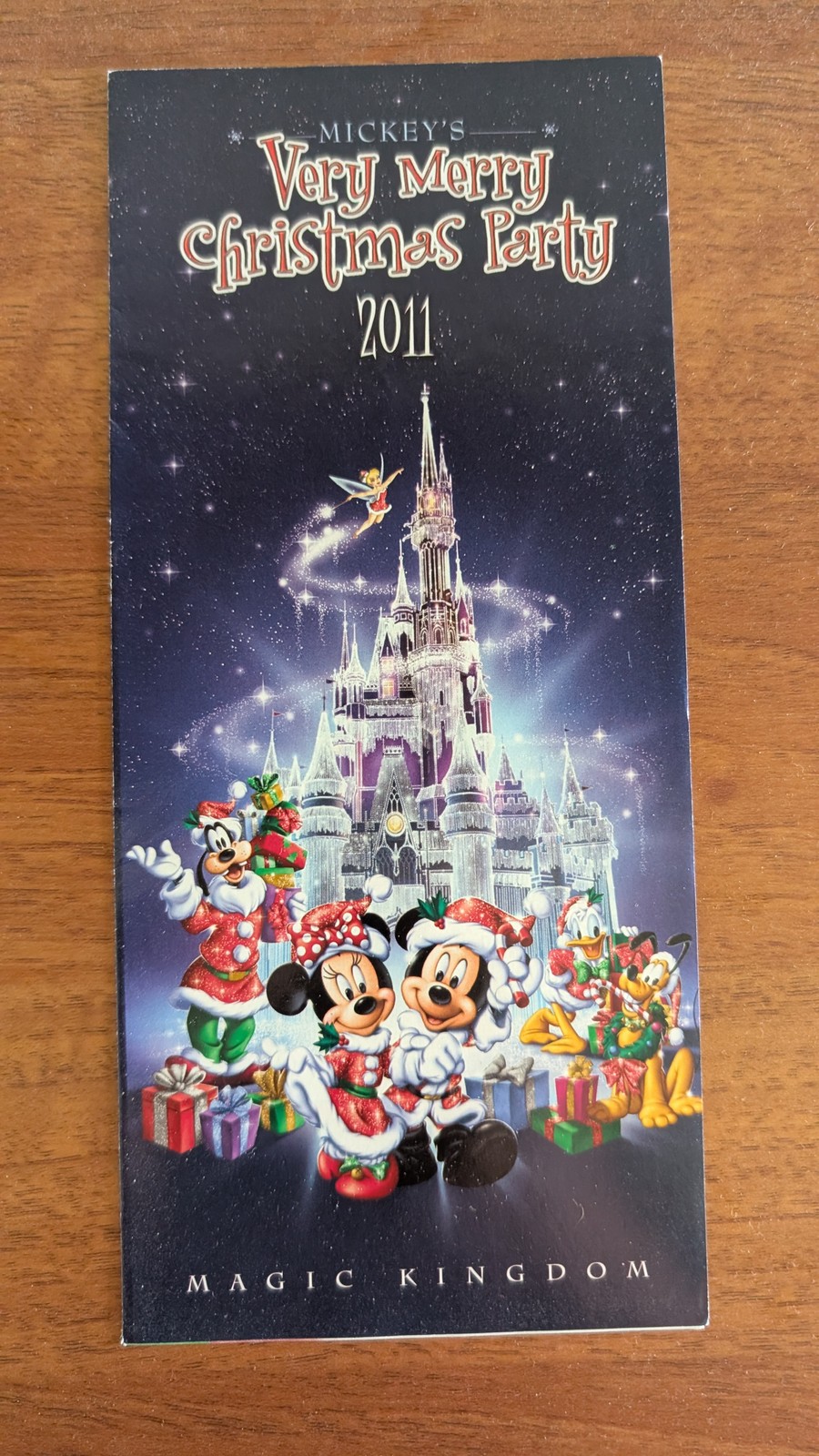 Mickey\'s Very Merry Christmas Party 2011 Magic Kingdom Guidemap