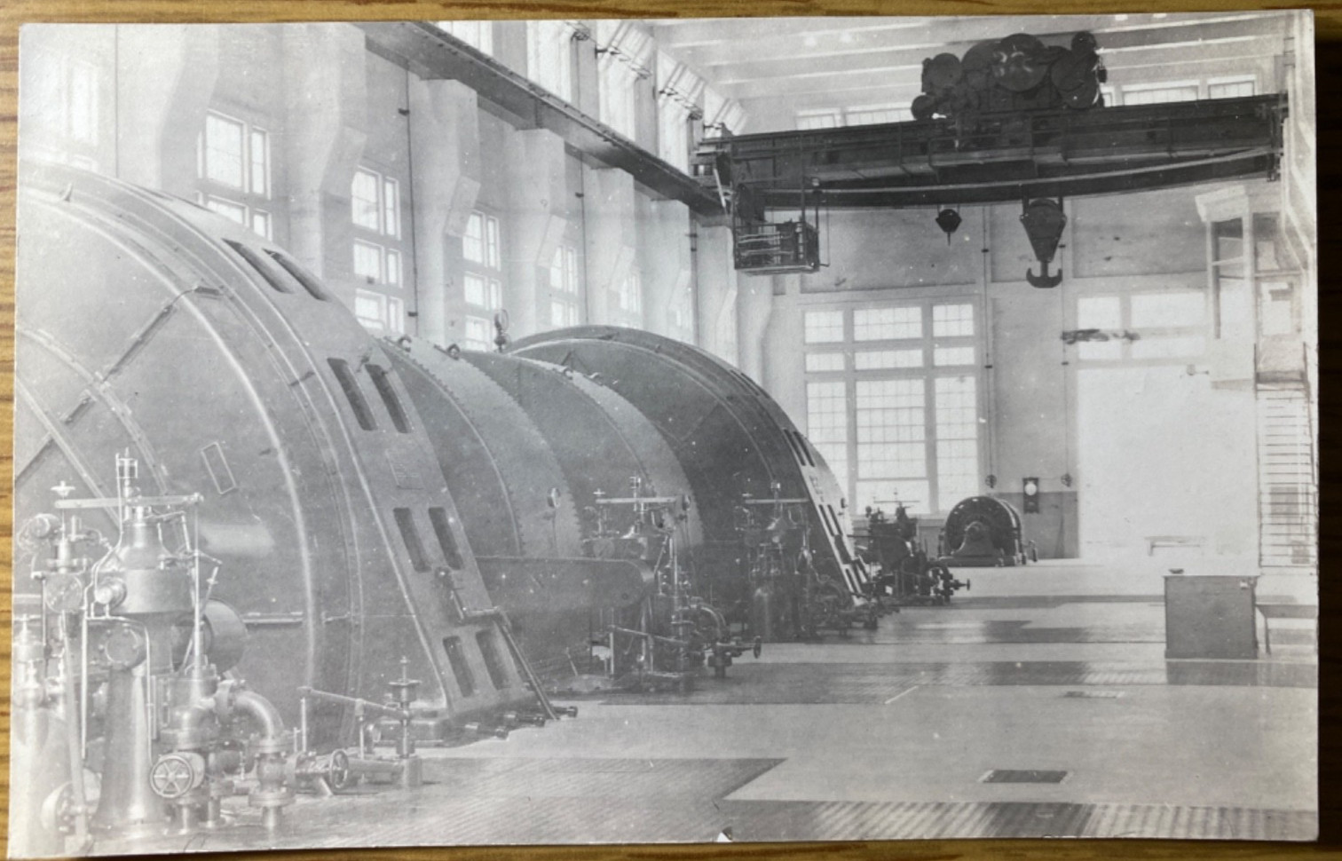 1921 RPPC SOUTHERN CALIFORNIA real photo postcard EDISON HYDROELECTRIC GENERATOR