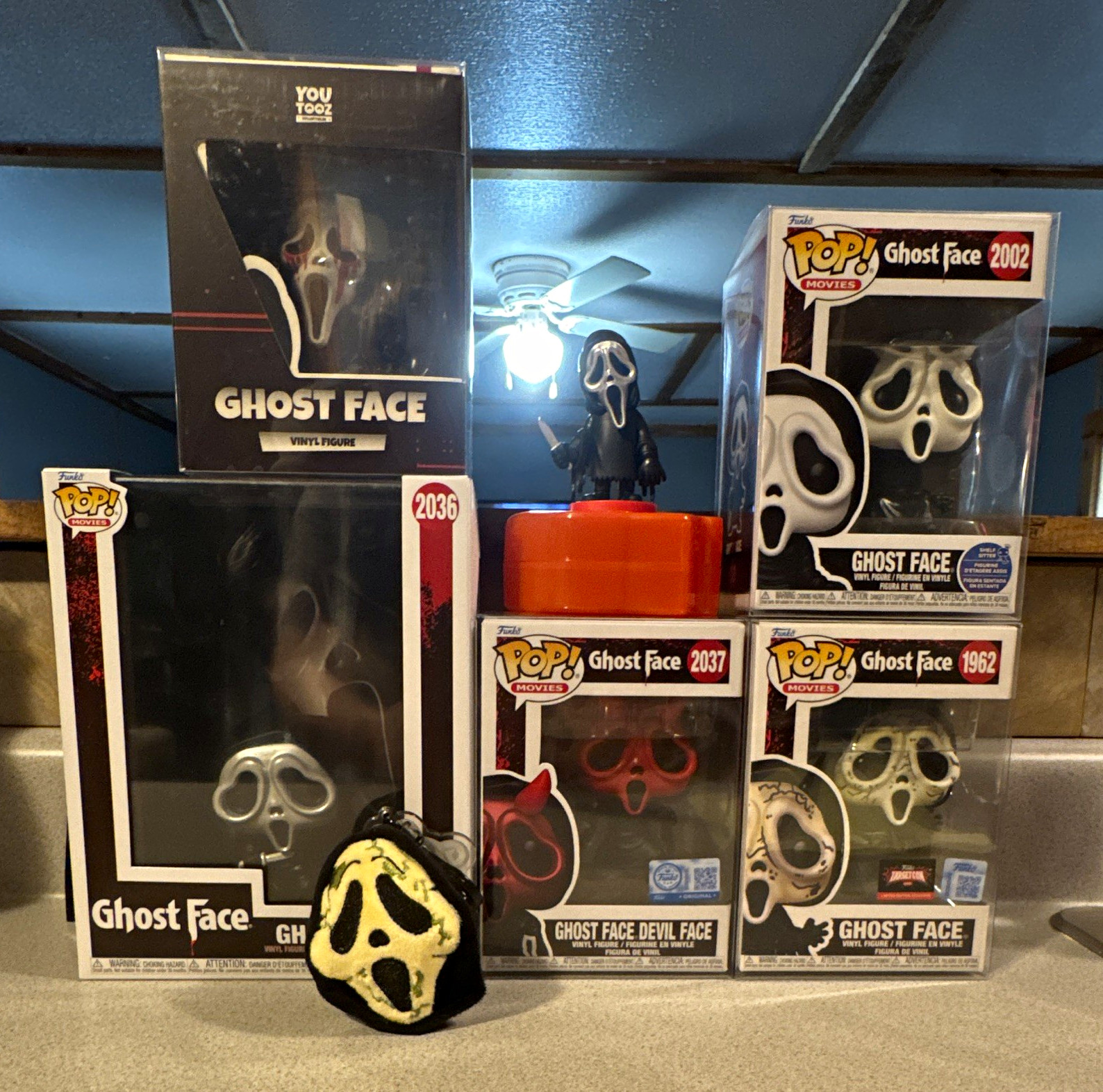 Ghostface Lot of 7 - 1962 box has minor damage on front. Picture provided.