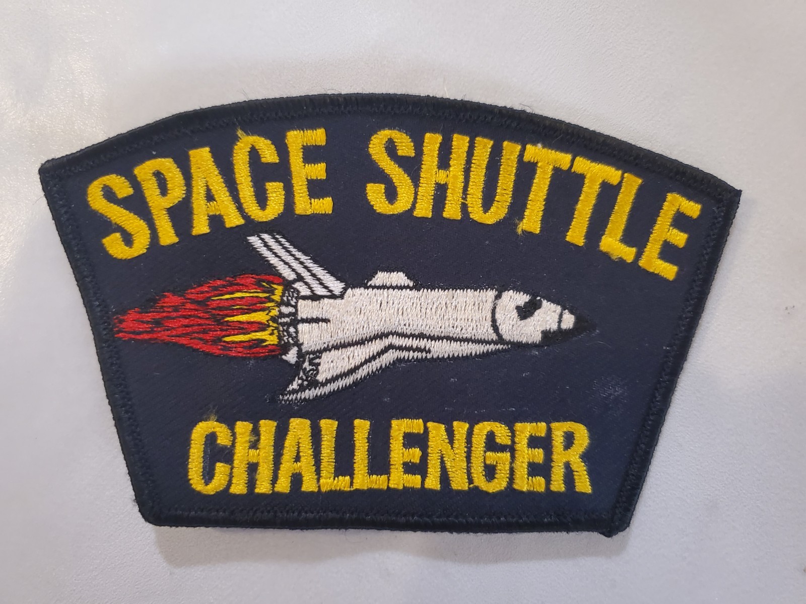 Vintage Collectible 1986 commemorative embroidered patch for the Space...