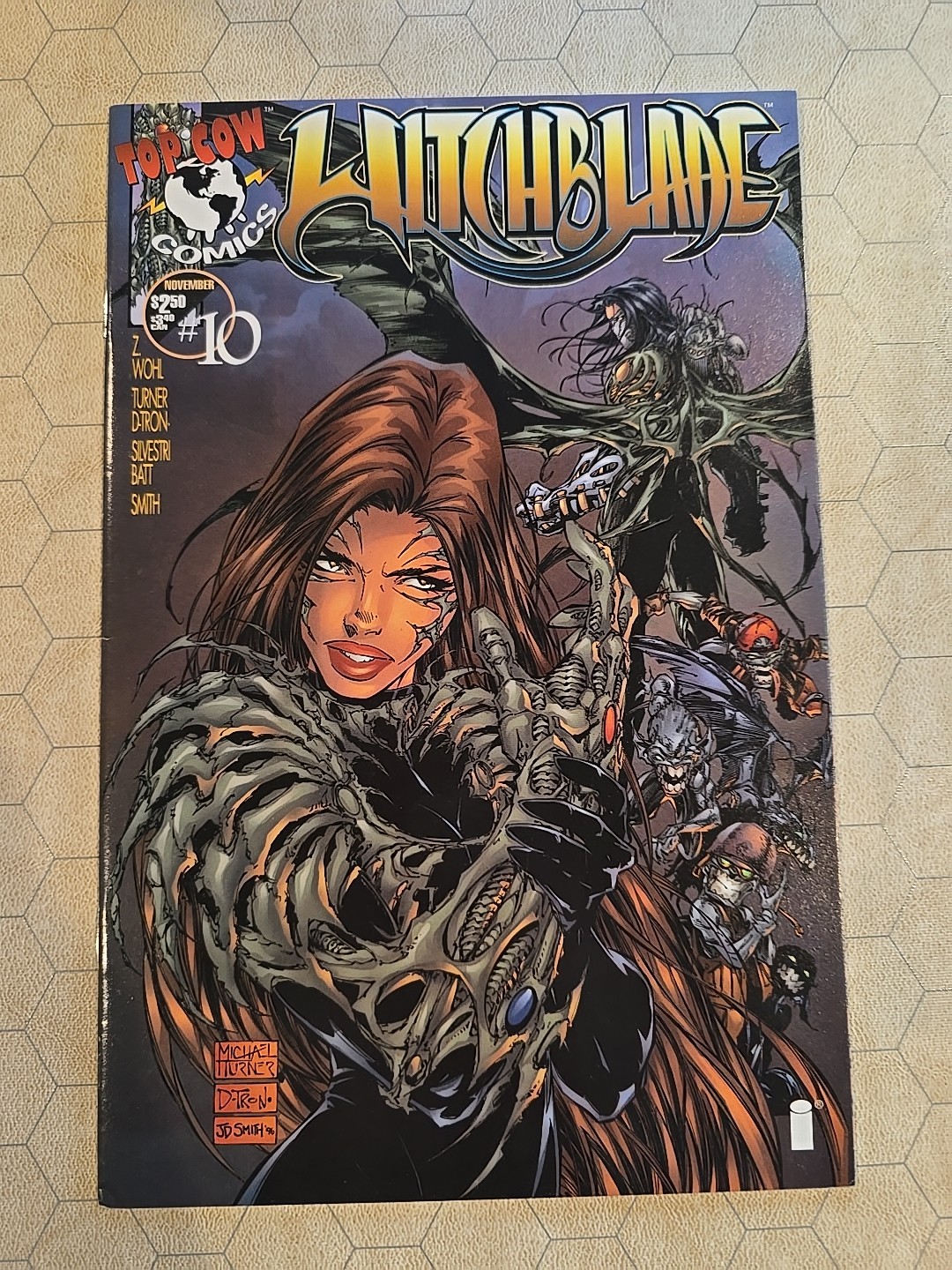 Witchblade Volume # 1 issue # 10 1st appearance of The Darkness Nov. 1996 Witchblade Volume # 1 issue # 10 1st appearance of The Darkness Nov. 1996