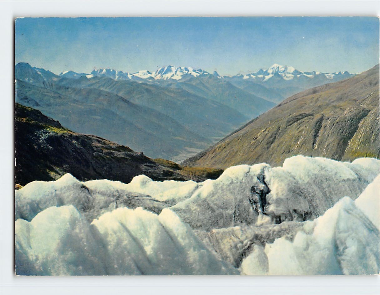 Postcard Rhonegletscher Switzerland
