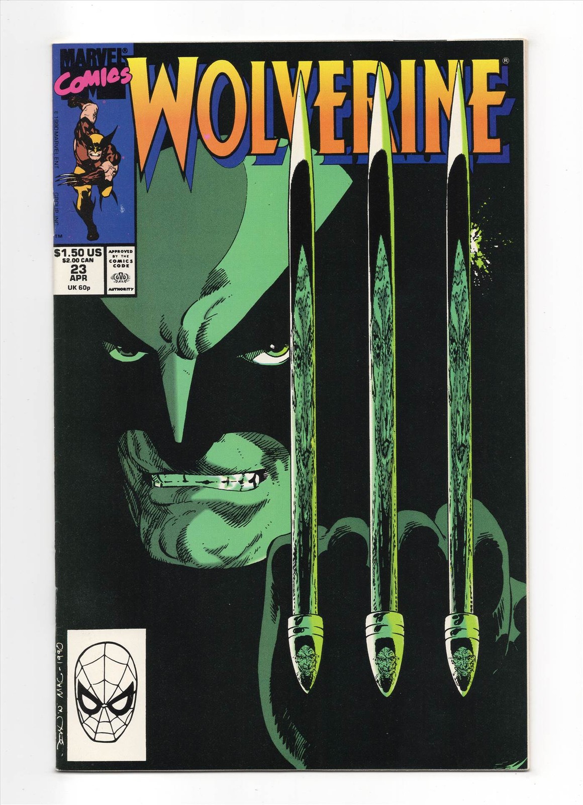 Wolverine #23 NM 1990 Marvel Comics