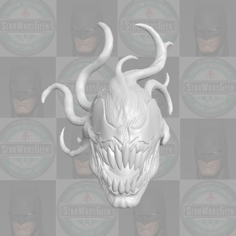 Ultimate Carnage custom head for 1:6 1:10 1:12 1:6 Marvel Comics action figures