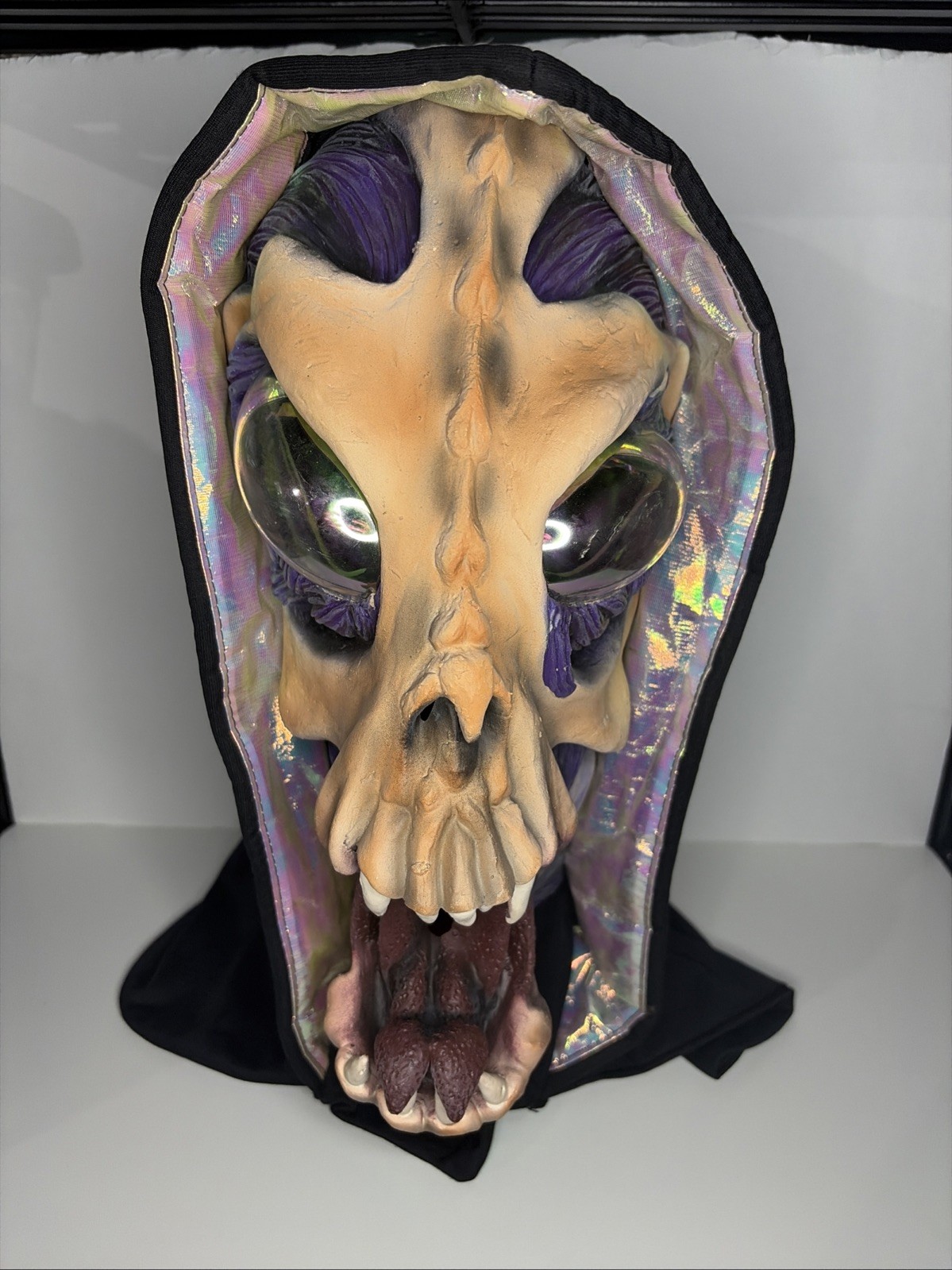 Vtg 1999 Alien Monster Nightview Productions Halloween Costume Mask Cosplay