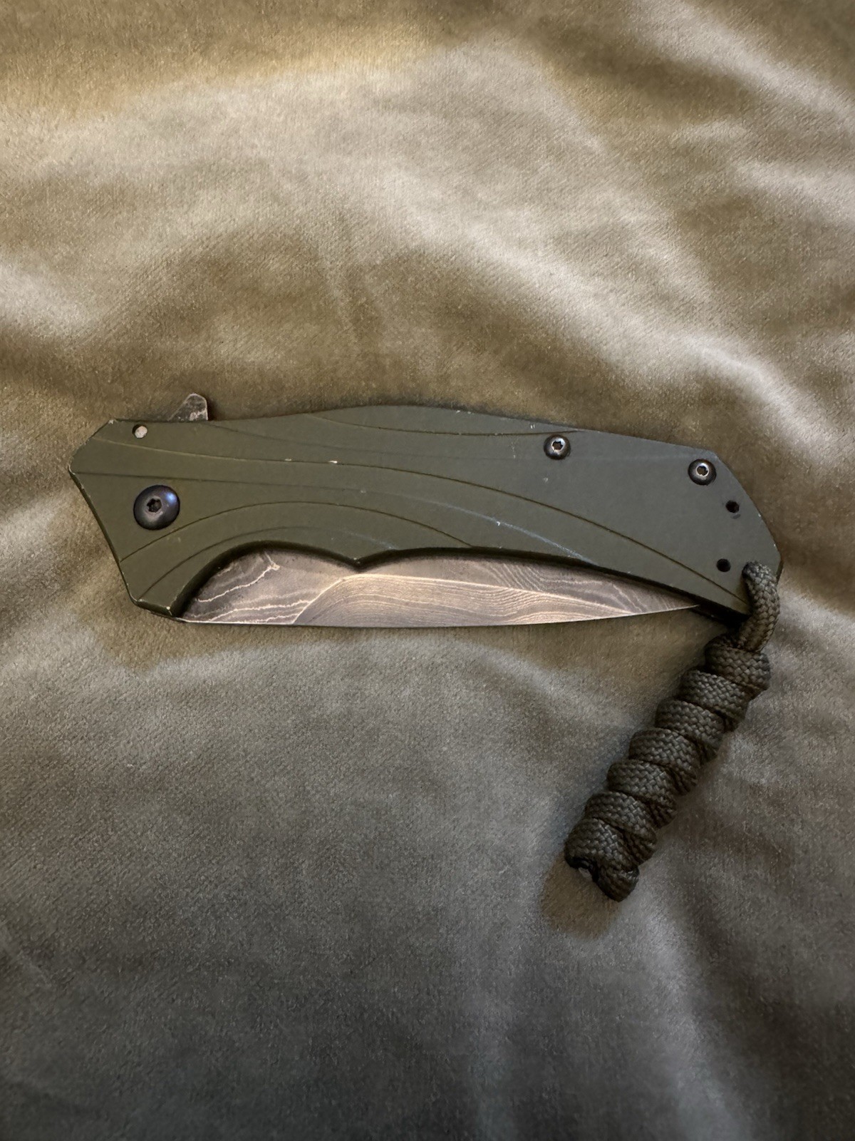 Kershaw Knockout Assisted Opening Knife OD Green (3.25\