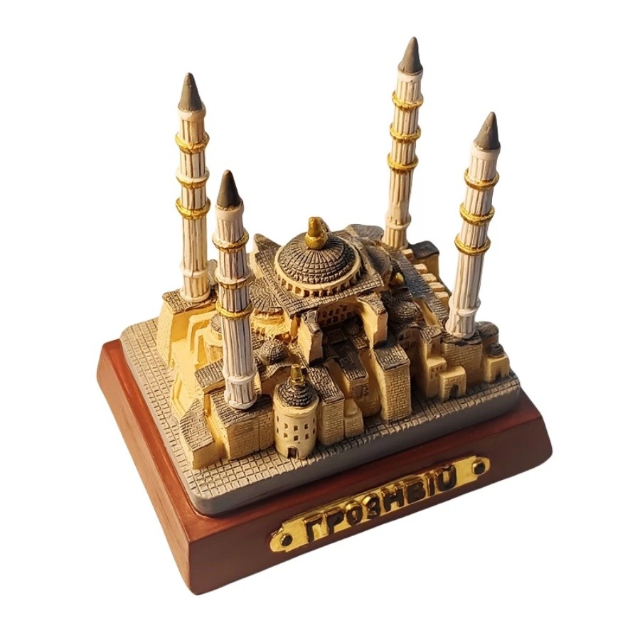 Blue Mosque Istanbul Turkey Landmark Model Figurine Home Resin Table Ornament