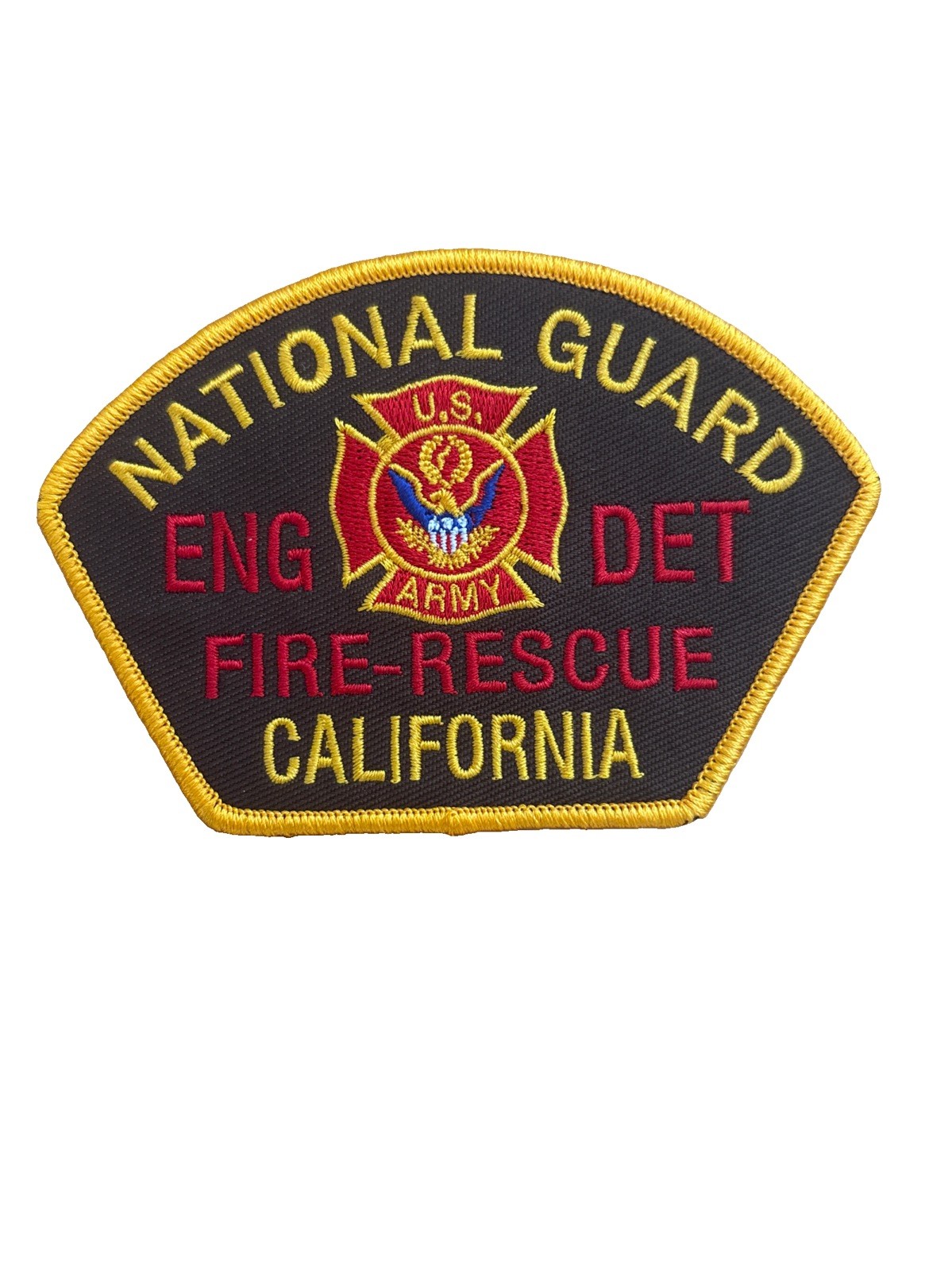 California National Guard Fire Rescue Patch