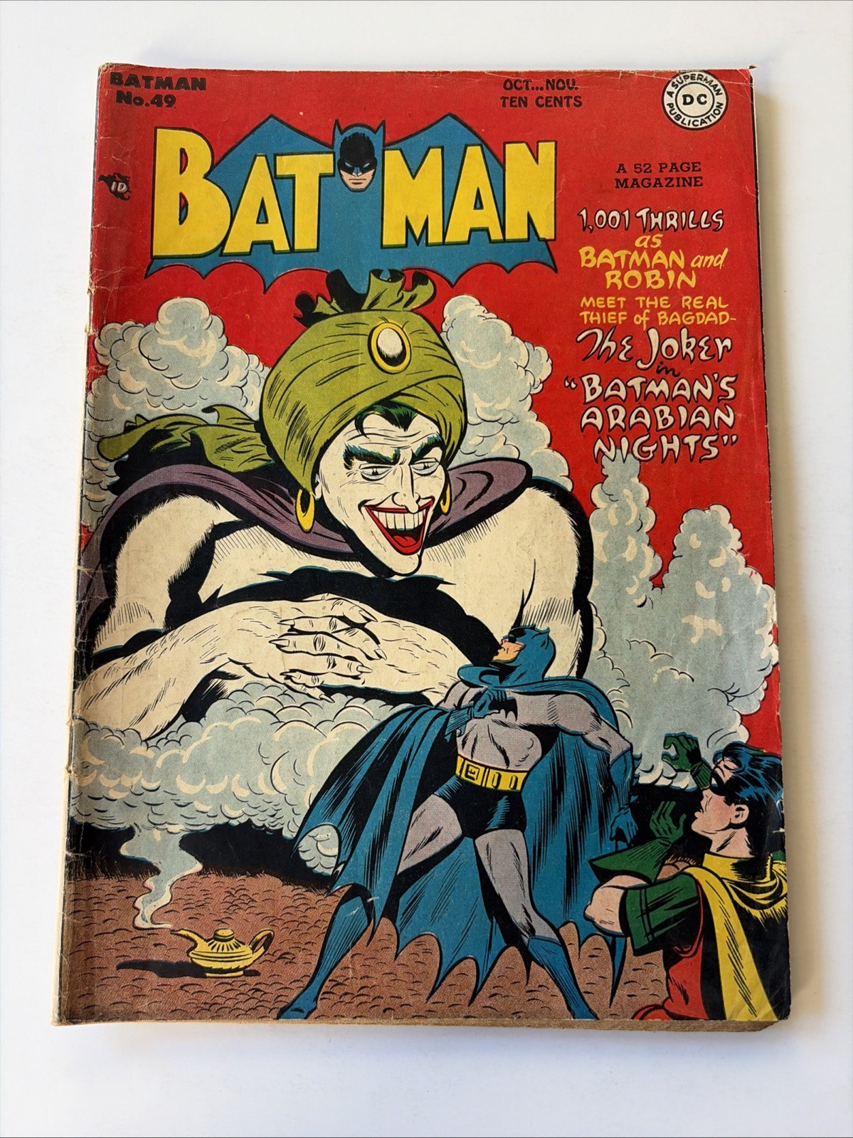 Batman #49, Oct.-Nov. 1948, first Mad Hatter, Vicki Vale  KEY ISSUE