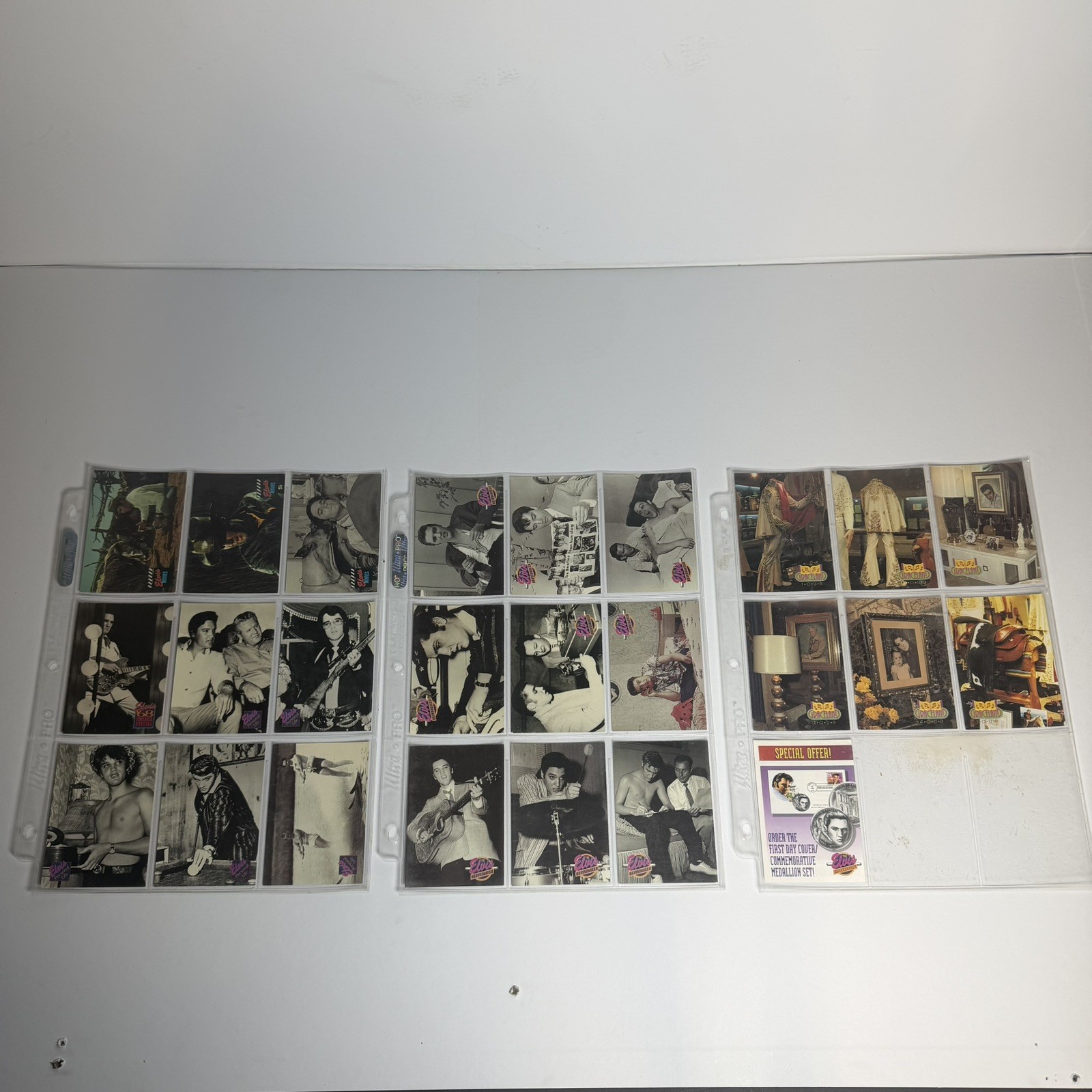 Elvis Presley Very Rare Trading Cards 1992-93 The River Group Lot Of 103 cards 