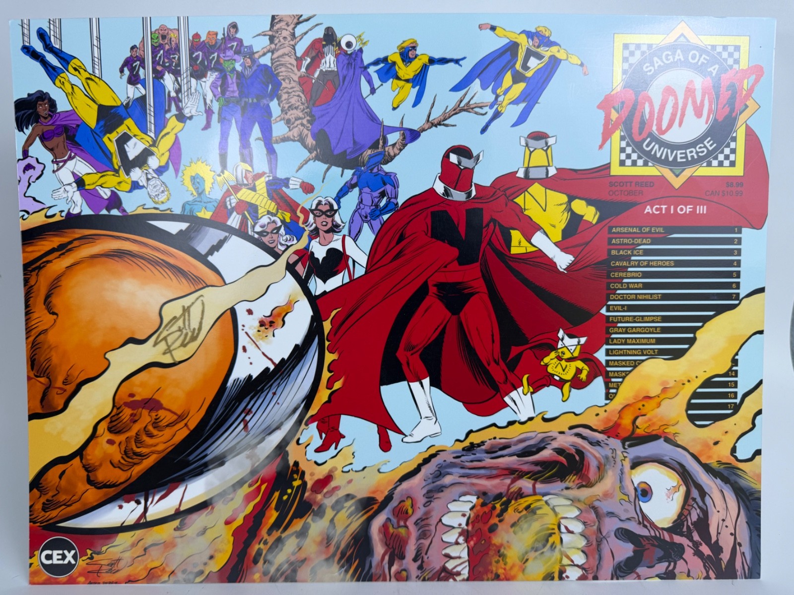 Saga of a Doomed Universe Art Print by Scott Reed 2023 Hard Signed 11x17