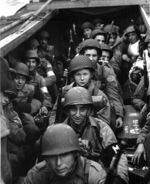 American Troops Landing Craft Operation Torch Africa 8x10 World War II Photo 135