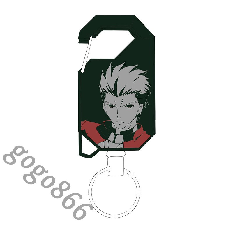 Official Original Metal Keychain Anime FATE Archer Fashion Collection Decor Gift