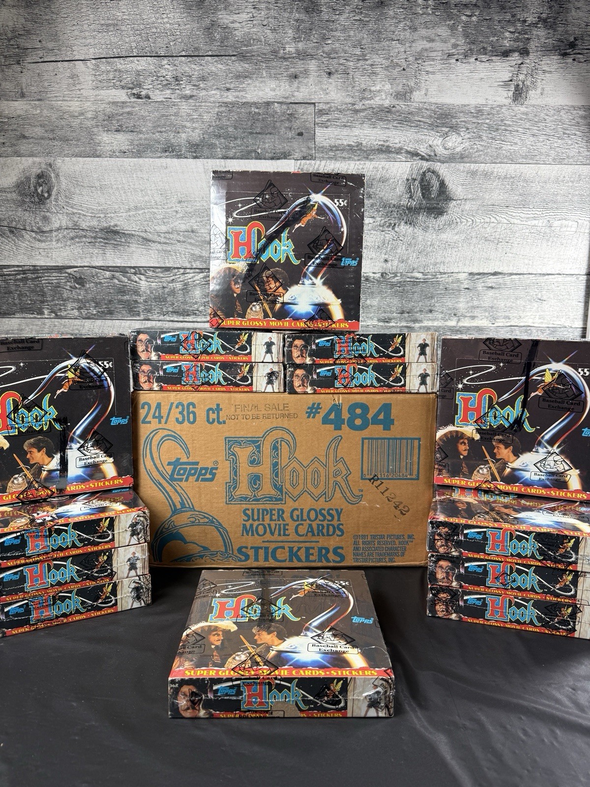 1 (ONE) 1991 Topps HOOK The Movie Wax Box 36 Packs BBCE Unopened Robin Williams