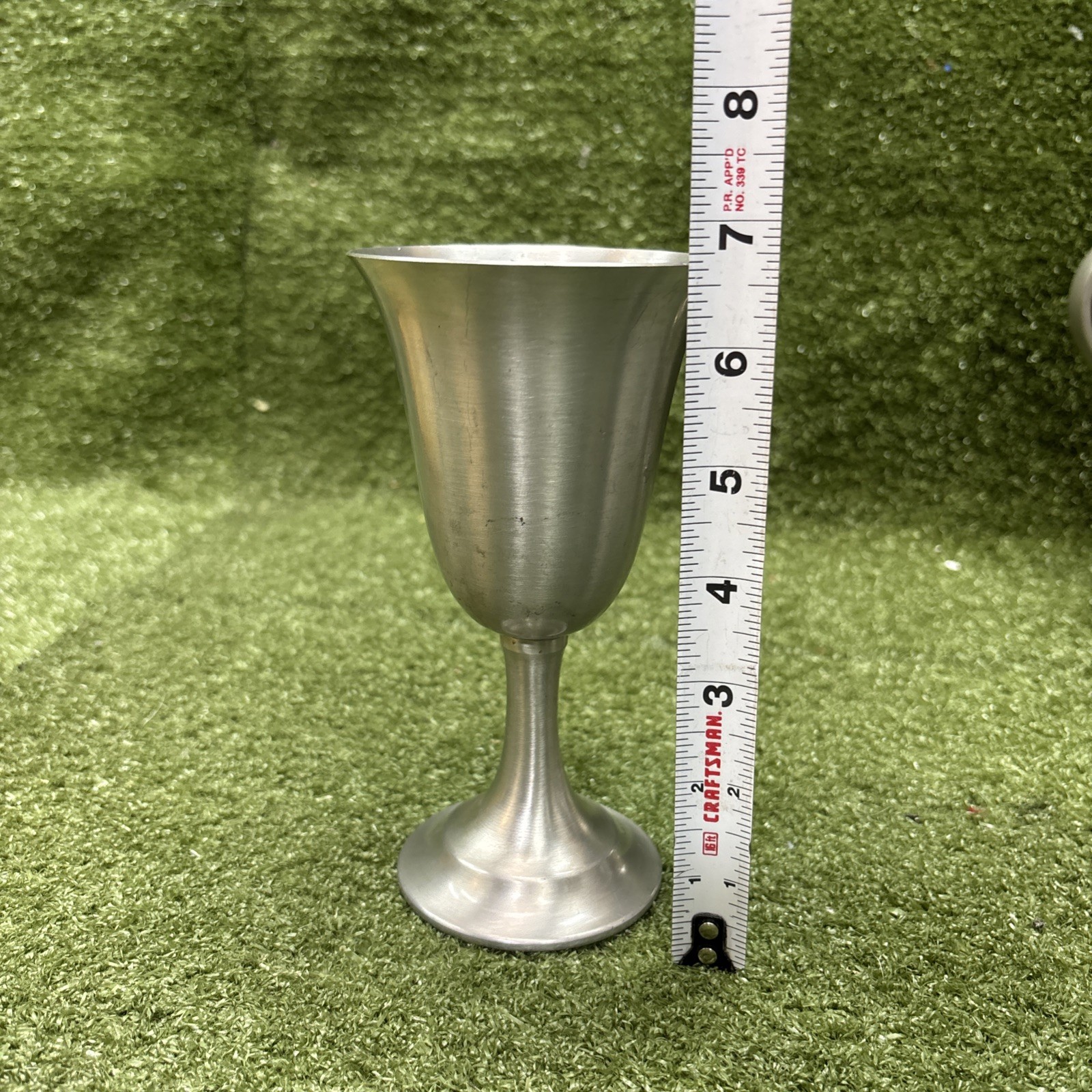  International Silver Company / Pewter Line Goblet 
