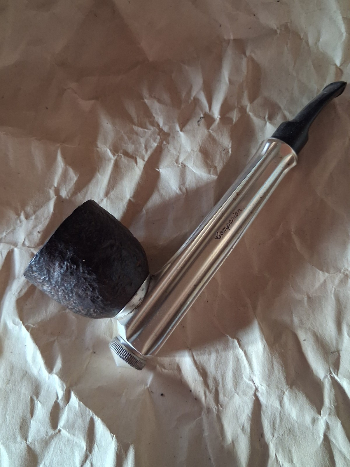 Kirsten Companion Model K Aluminum Radiator Tobacco Pipe -Very Nice