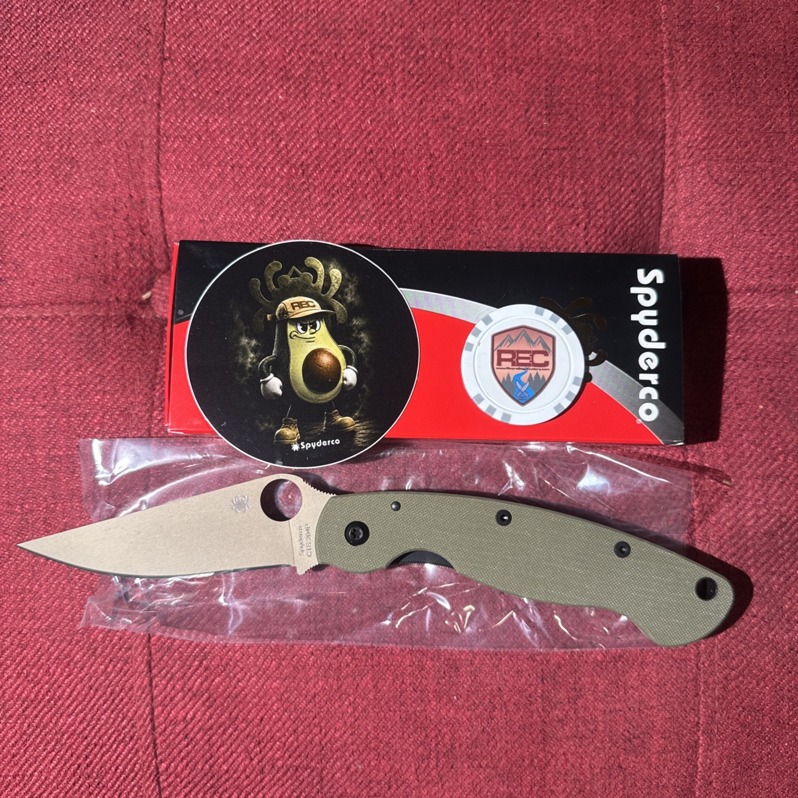 Spyderco Military REC Exclusive CTS 204P 